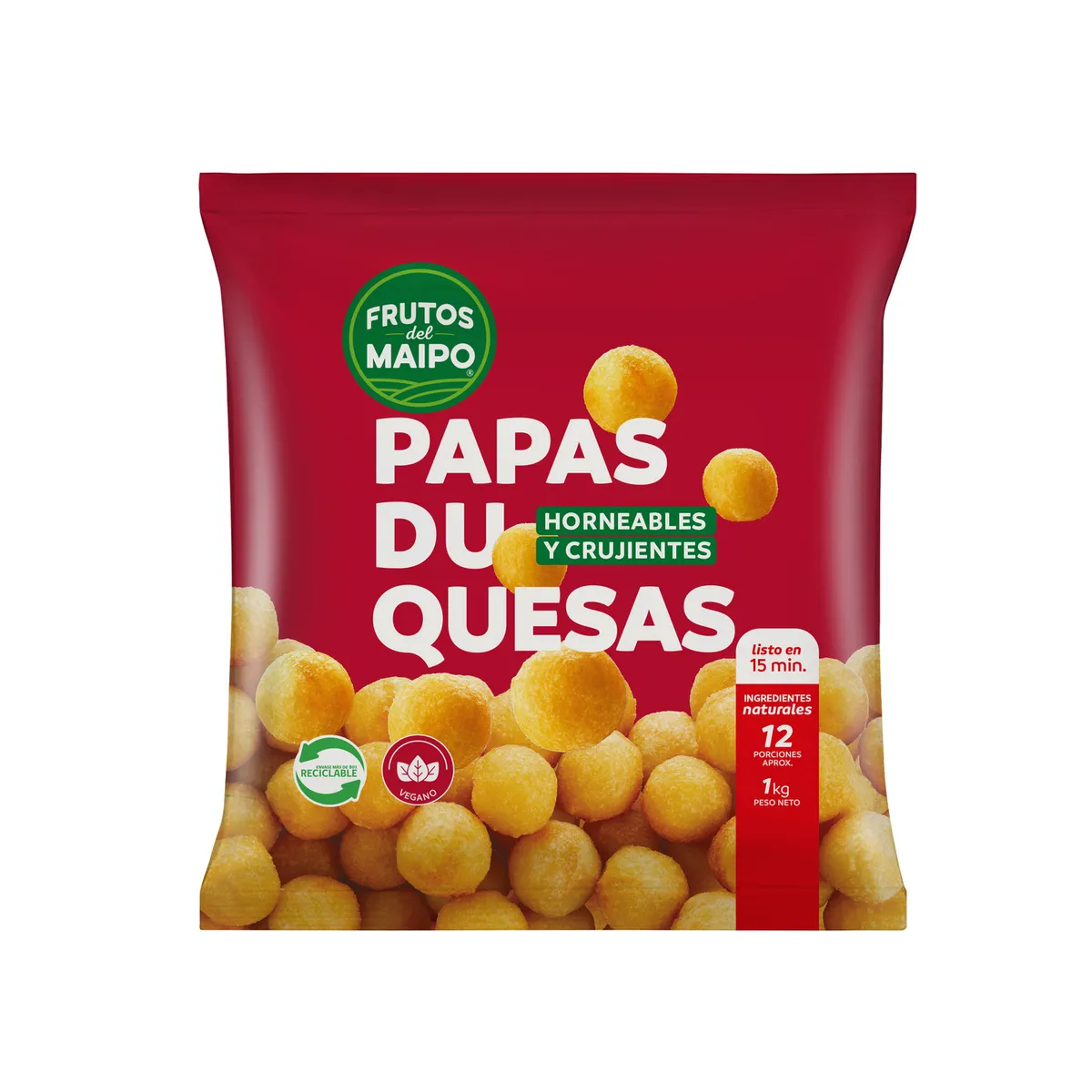 FRUTOS DEL MAIPO - Papas Duquesas Congeladas Frutos del Maipo 1 Kg