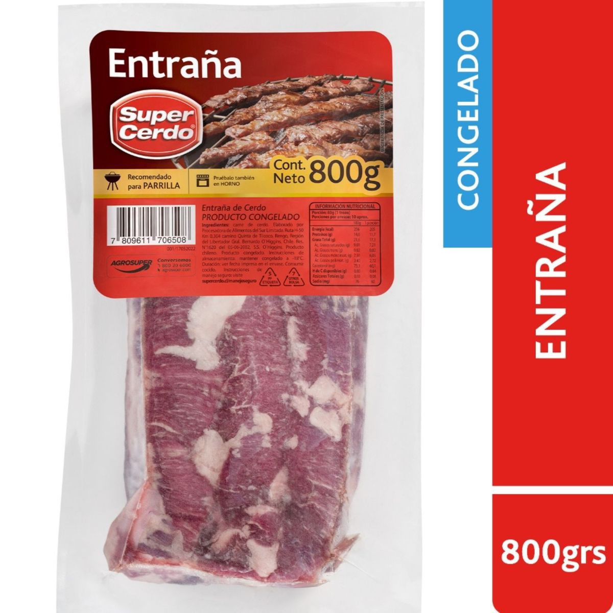 SUPER CERDO - Entraña de Cerdo Premium Super Cerdo 800 g