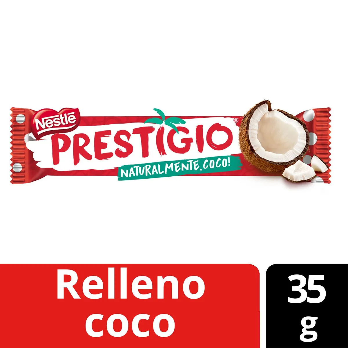 PRESTIGIO - Chocolate Prestigio Relleno Coco 35 g