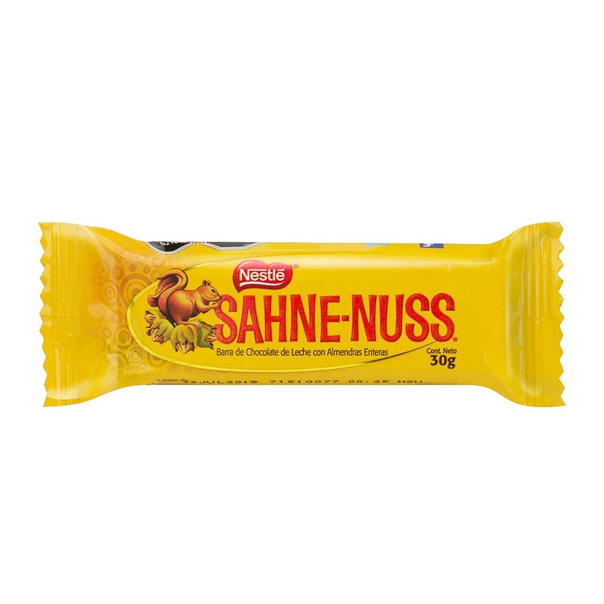 SAHNE NUSS - Chocolate con Almendras Sahne Nuss Barra 30 g