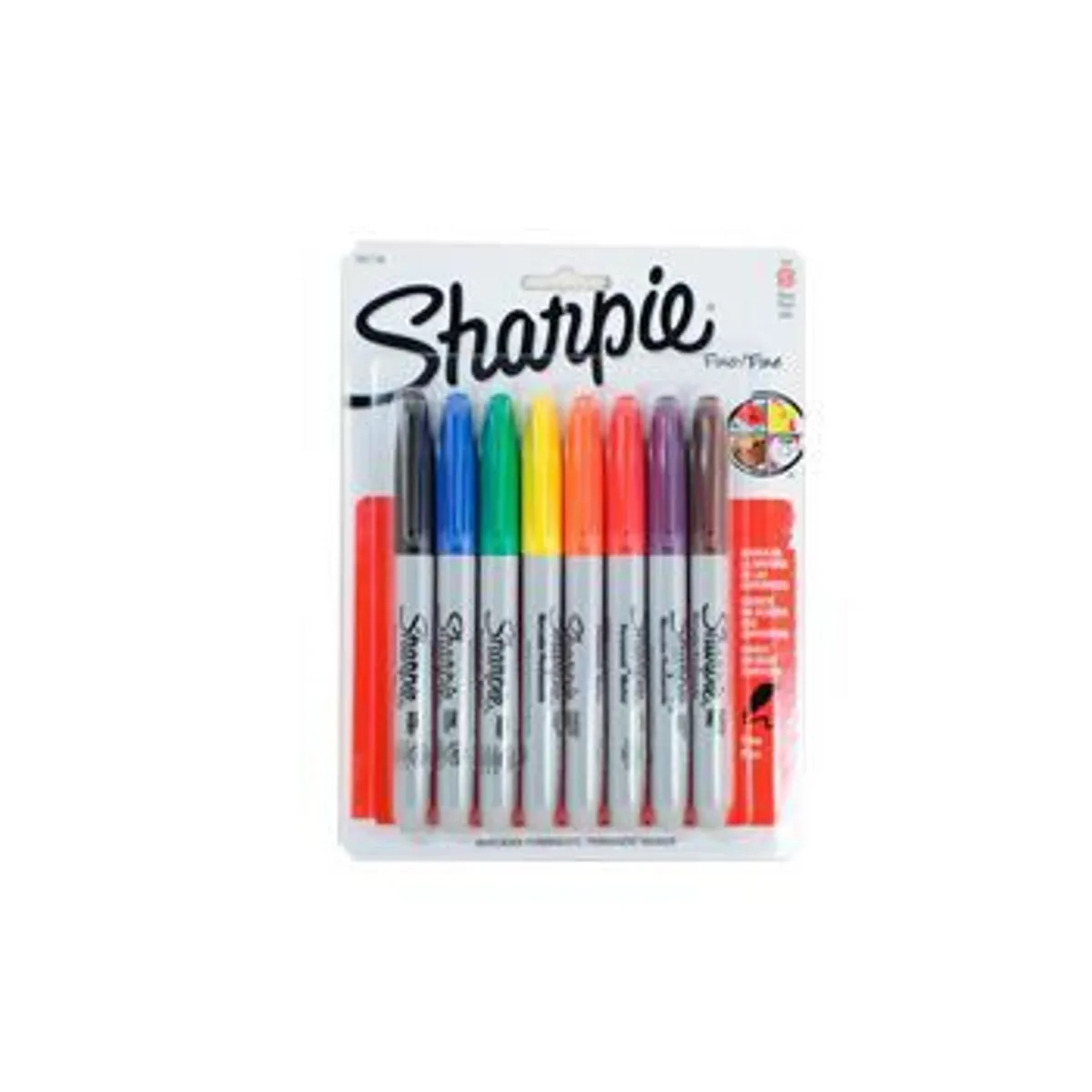 SHARPIE - Pack 8 Marcadores Sharpie Punta Fina