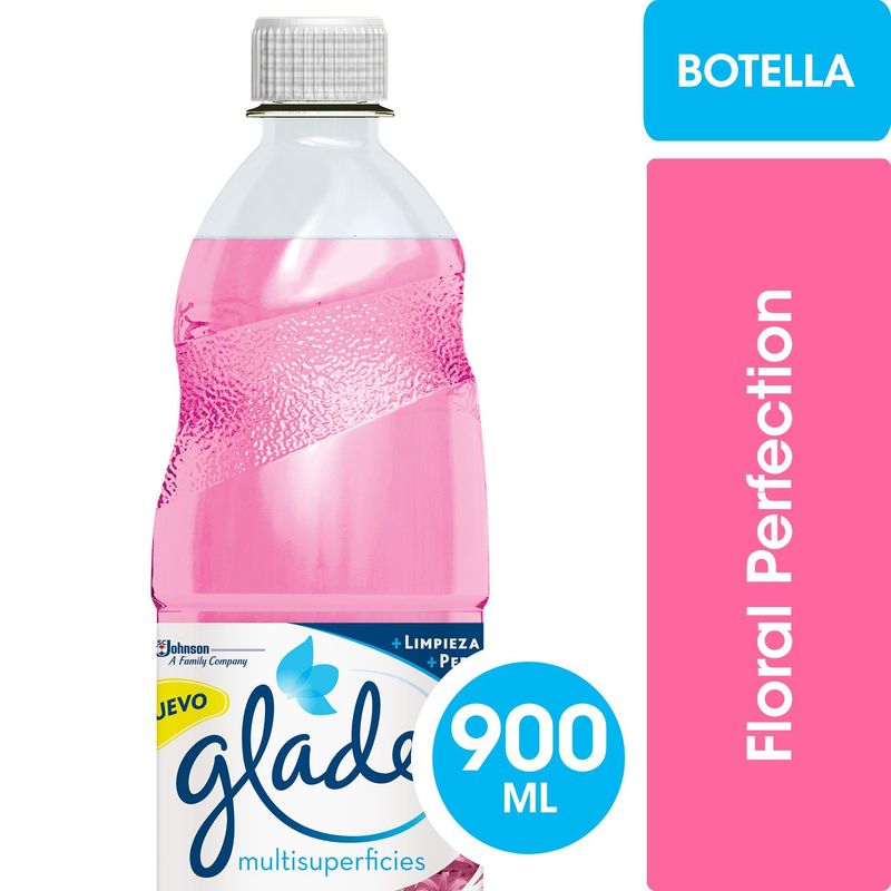 GLADE - Limpiador Líquido Multisuperficies Glade Floral Perfection 900 ml