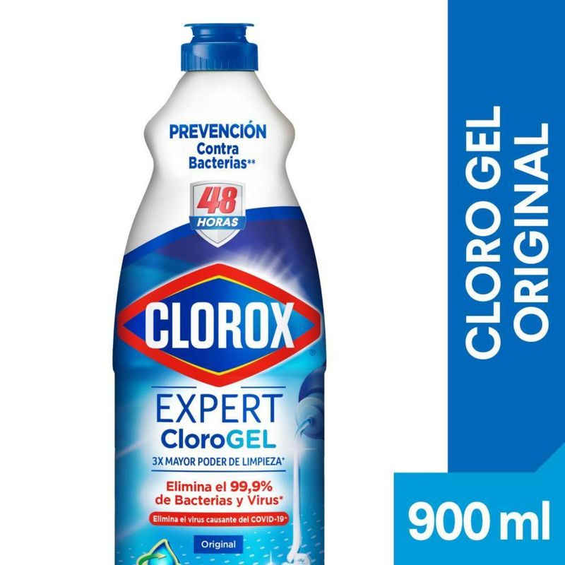 CLOROX - Cloro en Gel Clorox Original Botella 900 ml