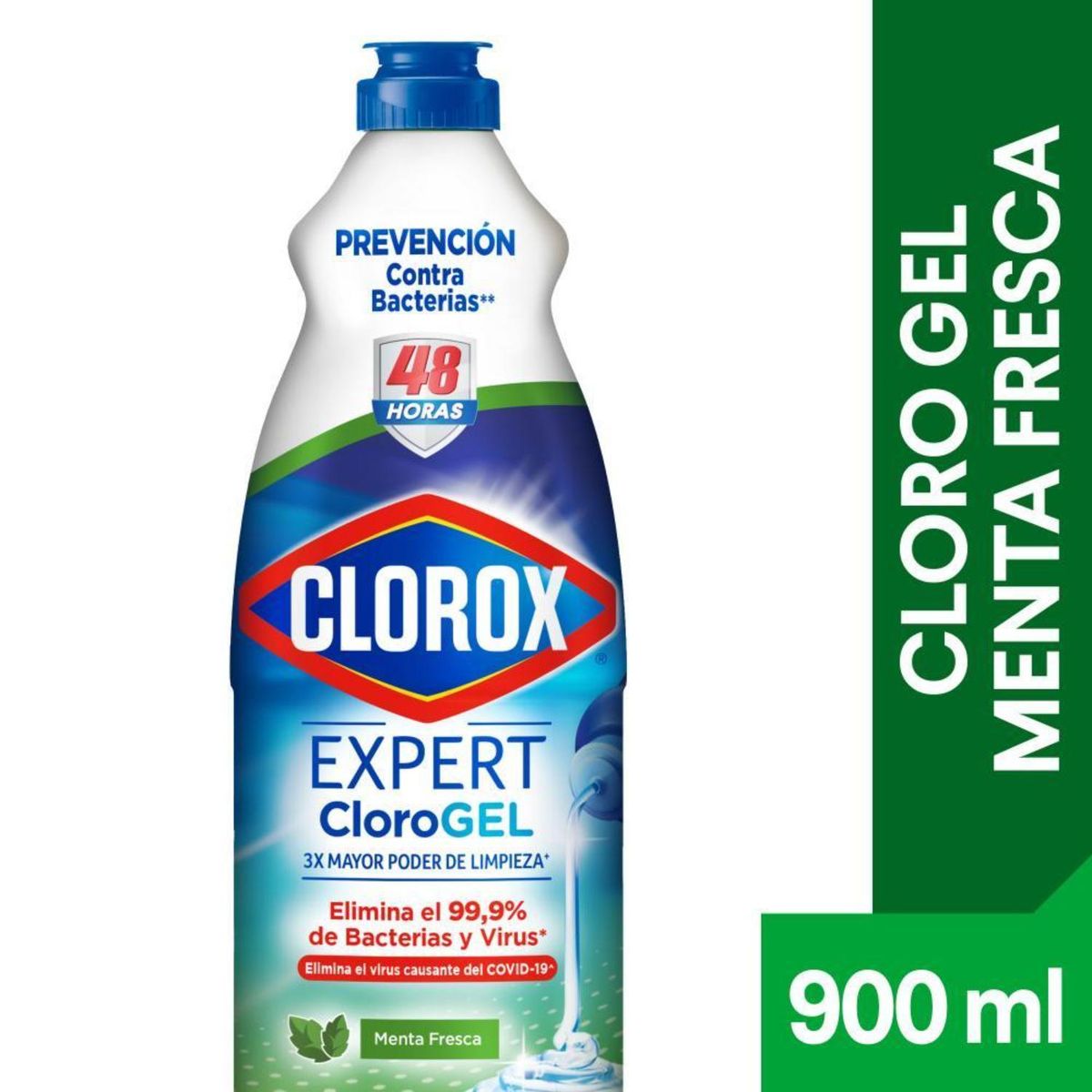 CLOROX - Cloro en Gel Clorox Menta Fresca (Botella) 900 ml