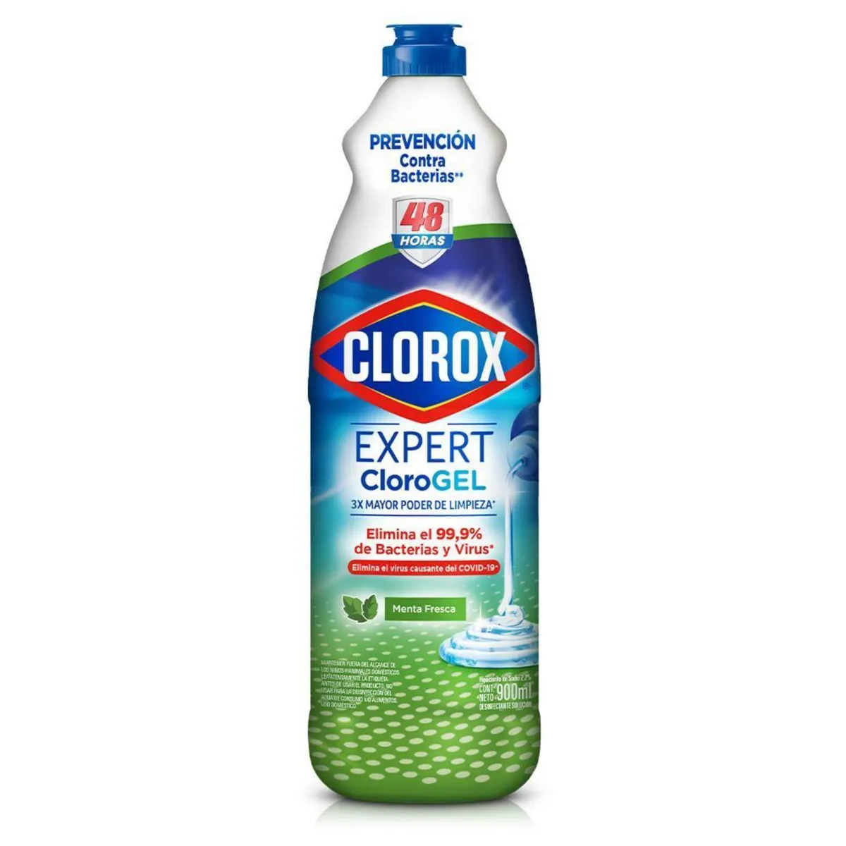 CLOROX - Cloro en Gel Clorox Menta Fresca (Botella) 900 ml