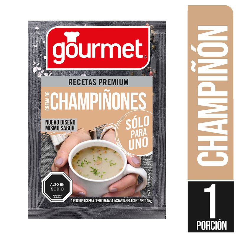GOURMET - Crema Champiñon Sólo Para Uno
