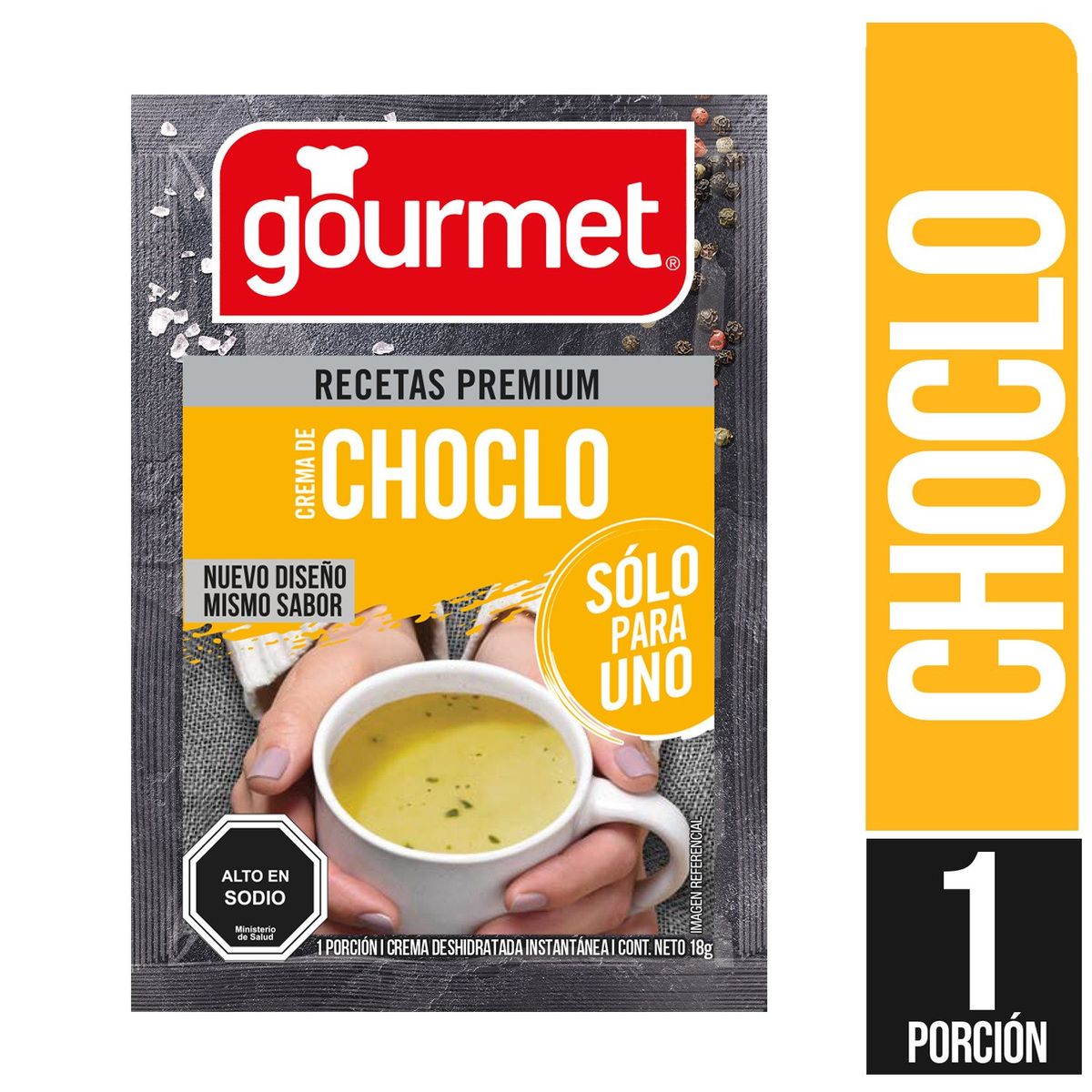 GOURMET - Crema Choclo Solo Para Uno Gourmet 18grs
