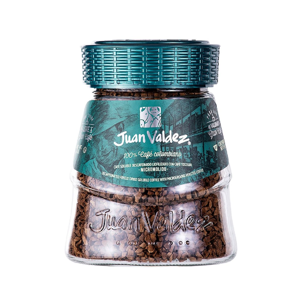 JUAN VALDEZ - Café Soluble Liofilizado Descafeinado 95g