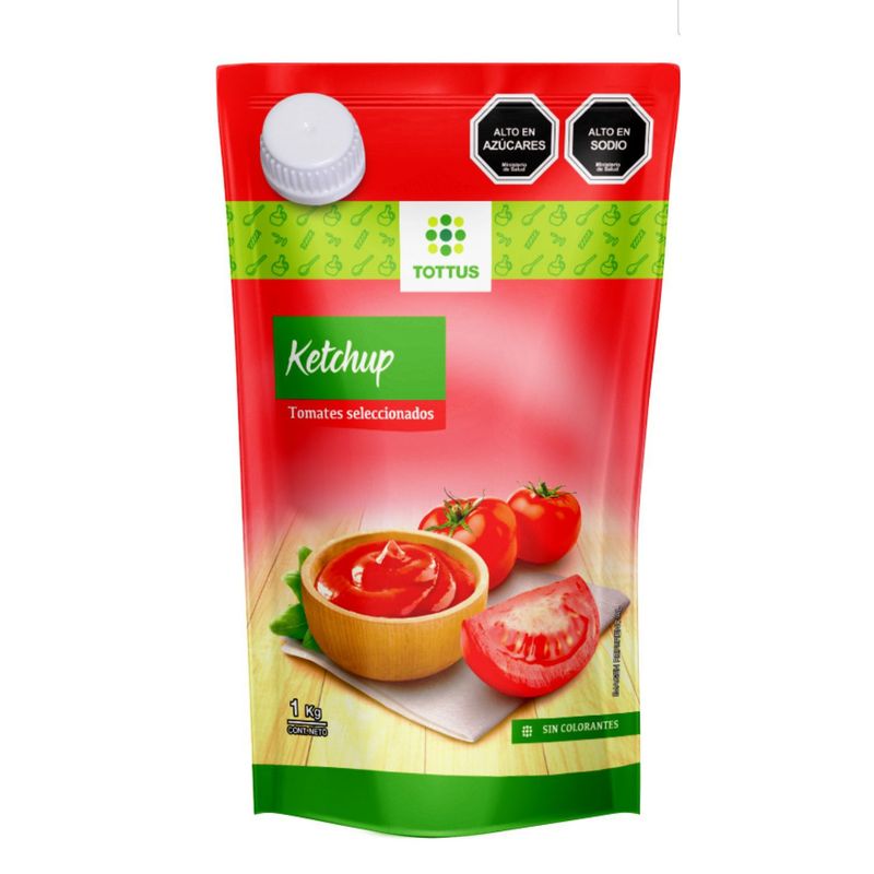 TOTTUS - Ketchup Tottus Doypack 1 Kg