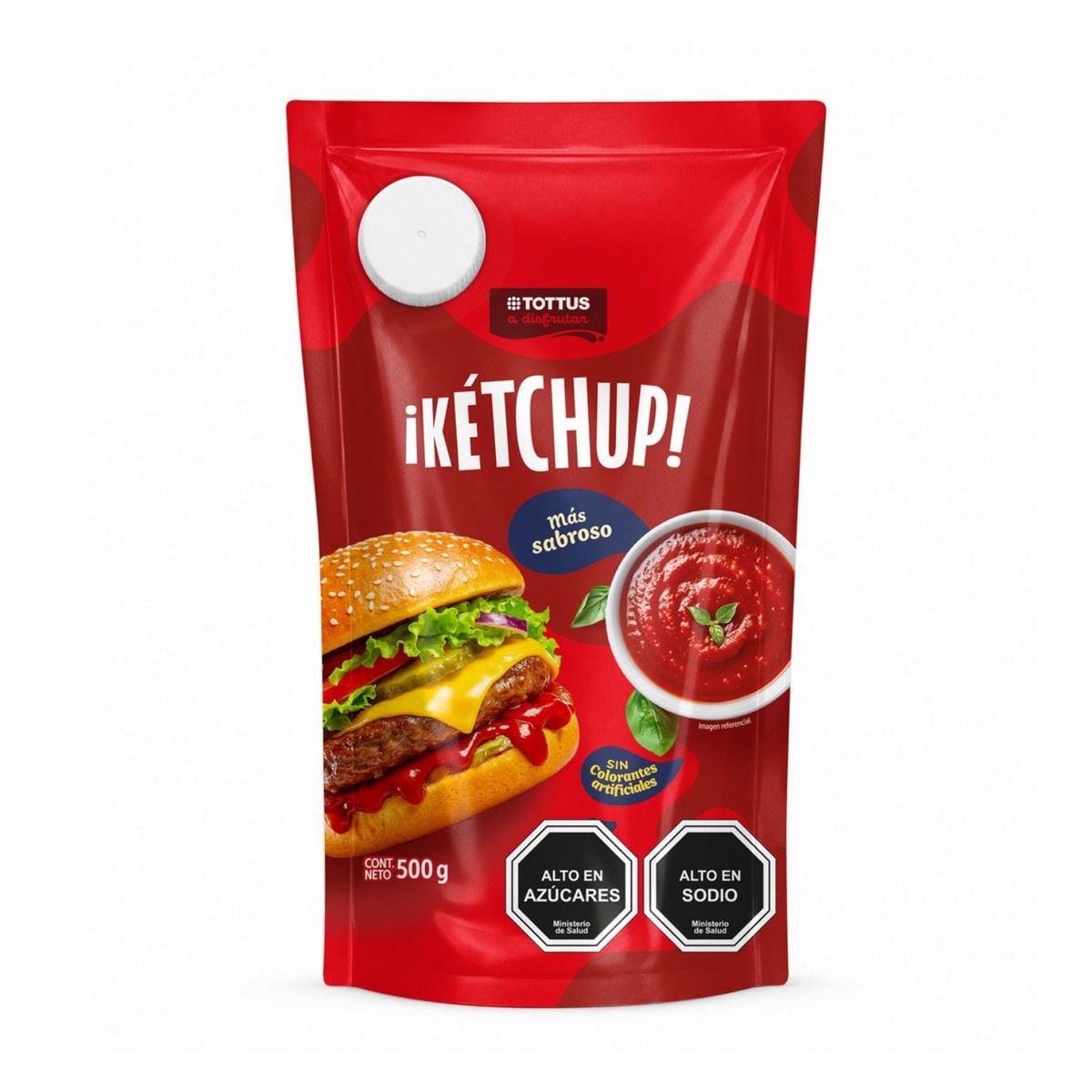 TOTTUS - Ketchup Doypack Tottus 500 g