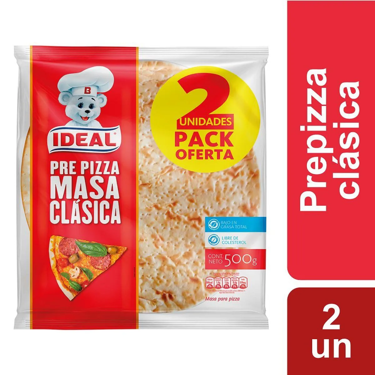 IDEAL - Masa Pre-Pizza Clásica Ideal