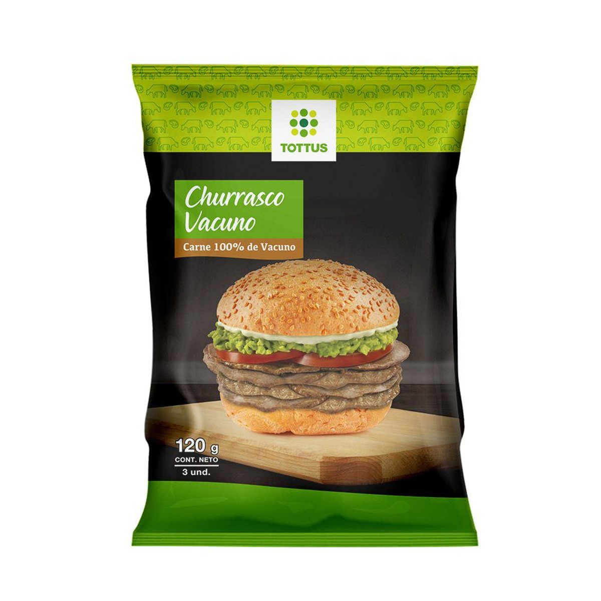 TOTTUS - Churrascos de Vacuno Tottus 3 x 40 g