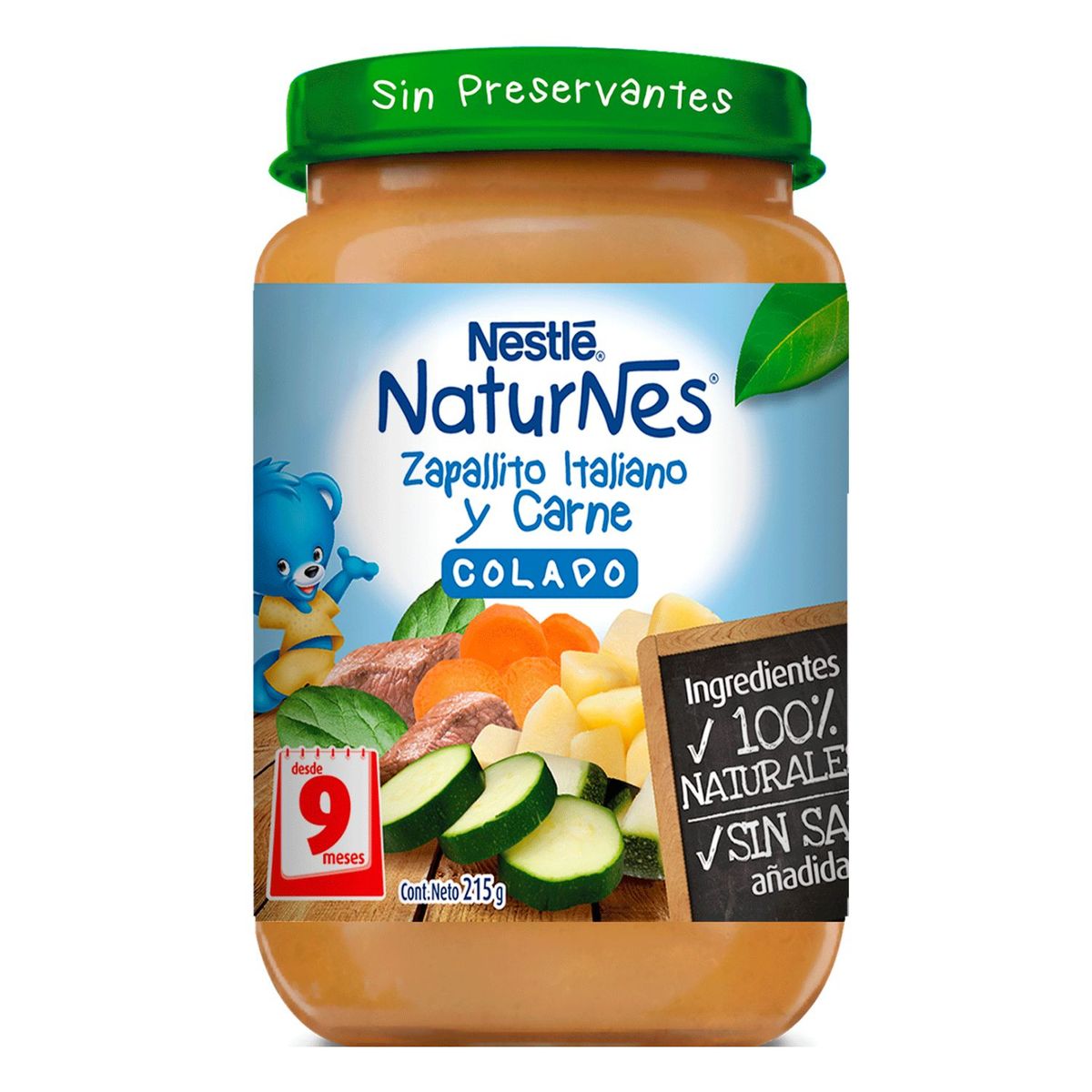 NESTLE - Colado Nestlé Zapallo Italiano y Carne 215 g