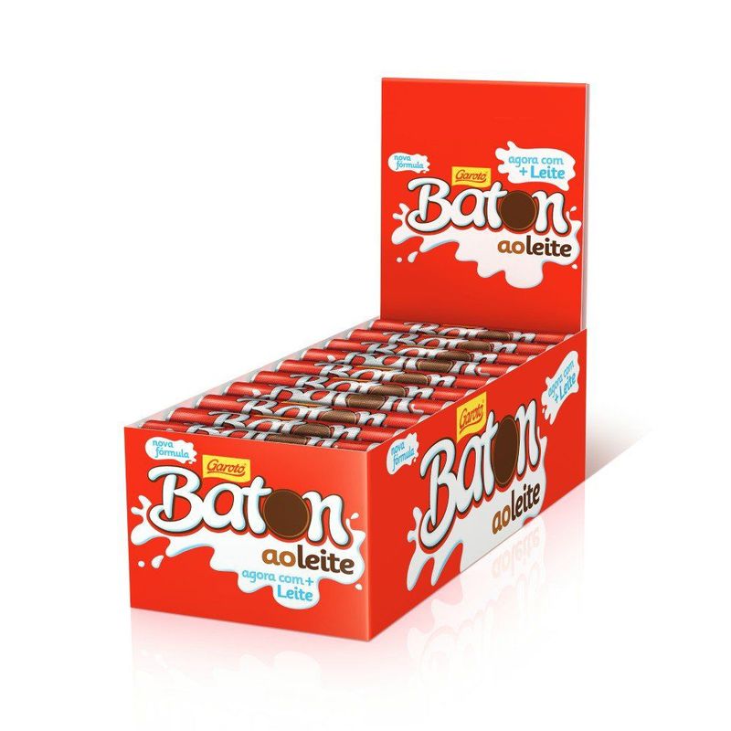 GAROTO - Chocolate Baton Barra Leche