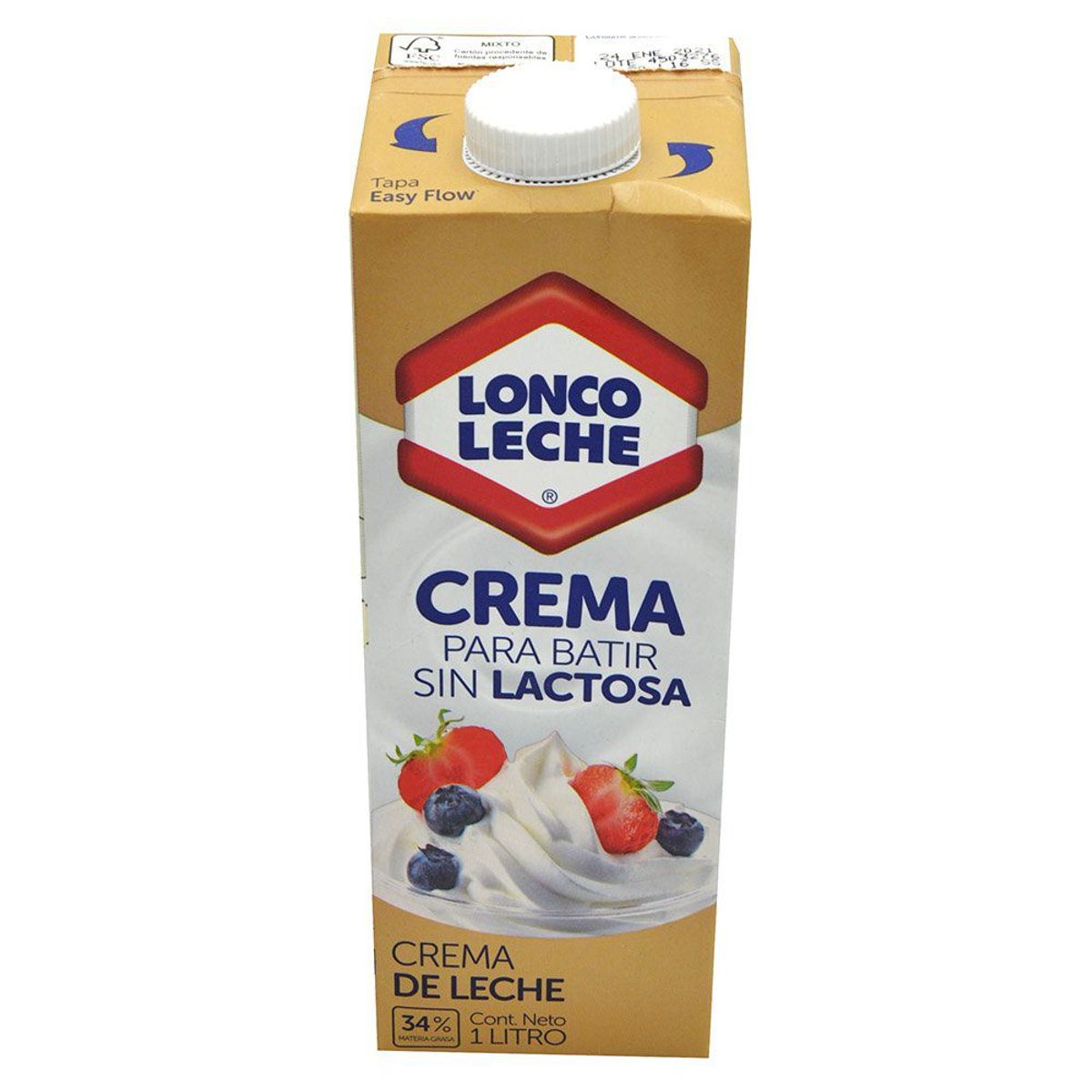 LONCOLECHE - Crema sin Lactosa