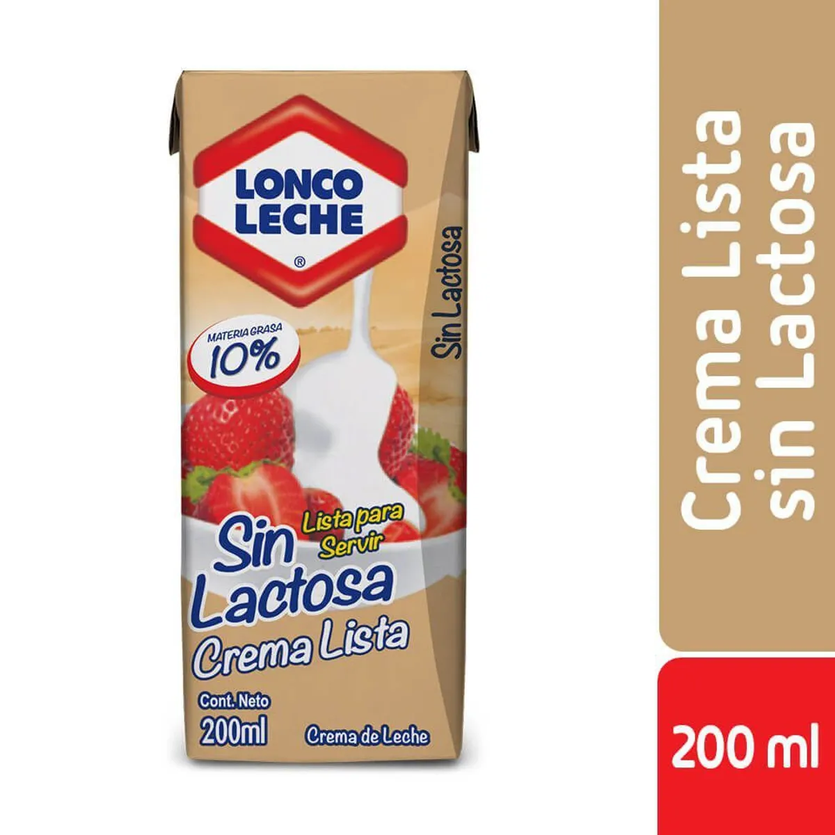 LONCOLECHE - Crema sin Lactosa