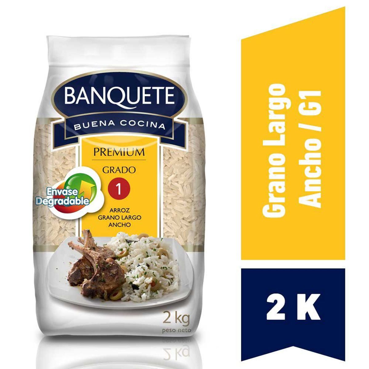 BANQUETE - Arroz G1 Grano Largo Ancho