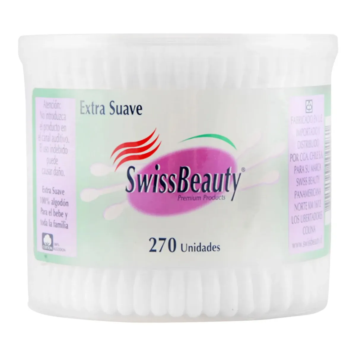 SWISS BEAUTY - Cotonitos Extra Suaves Swiss Beauty 270 Un