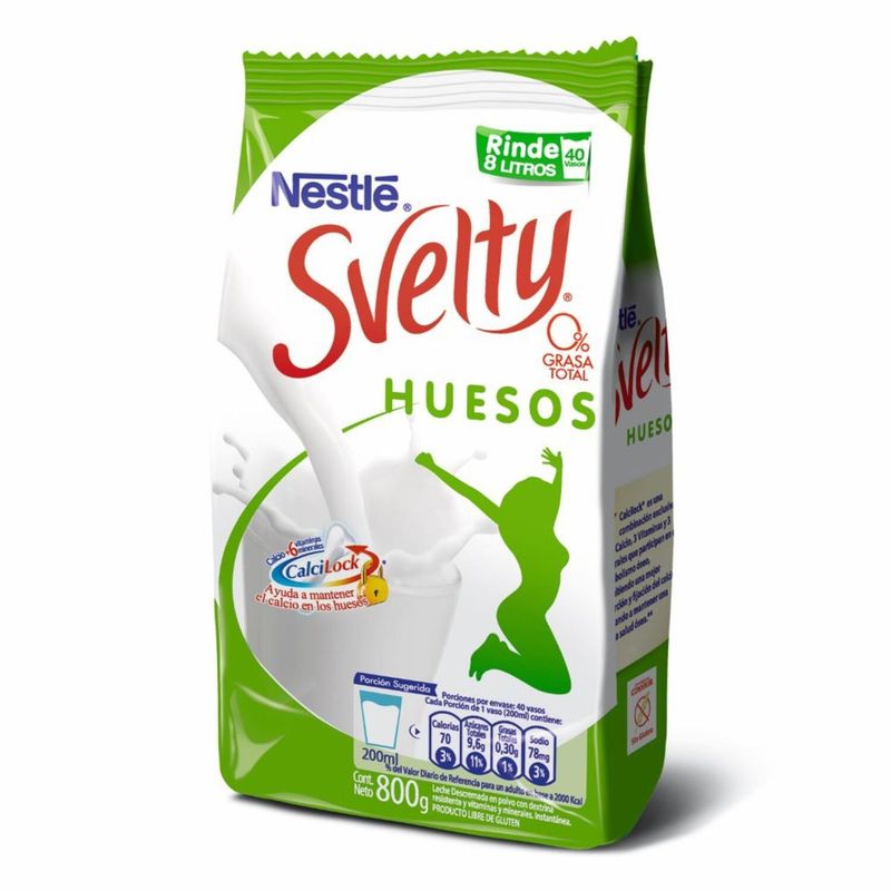 SVELTY - Leche en Polvo Svelty Huesos Calcilock Bolsa