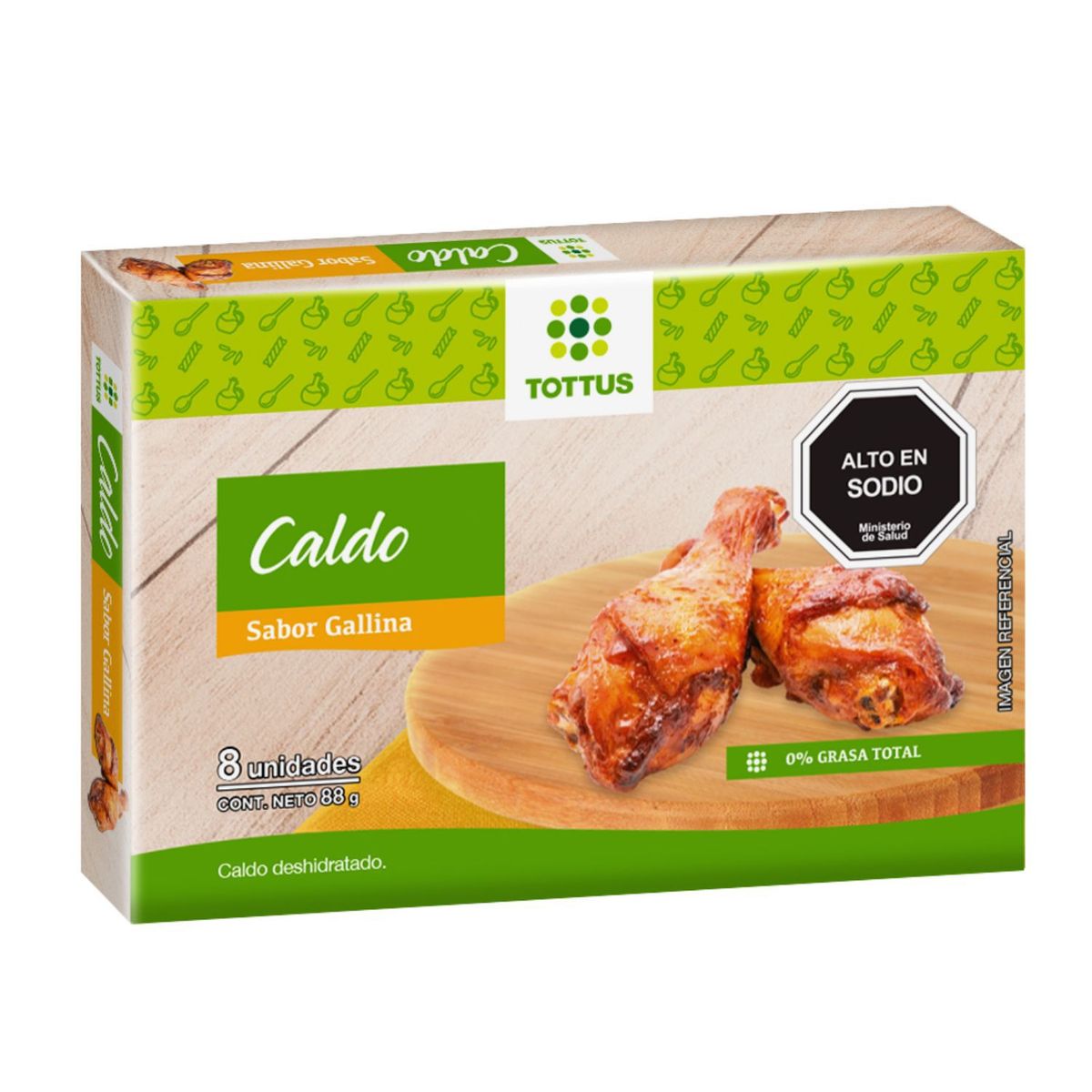 TOTTUS - Caldos Caluga Sabor Gallina