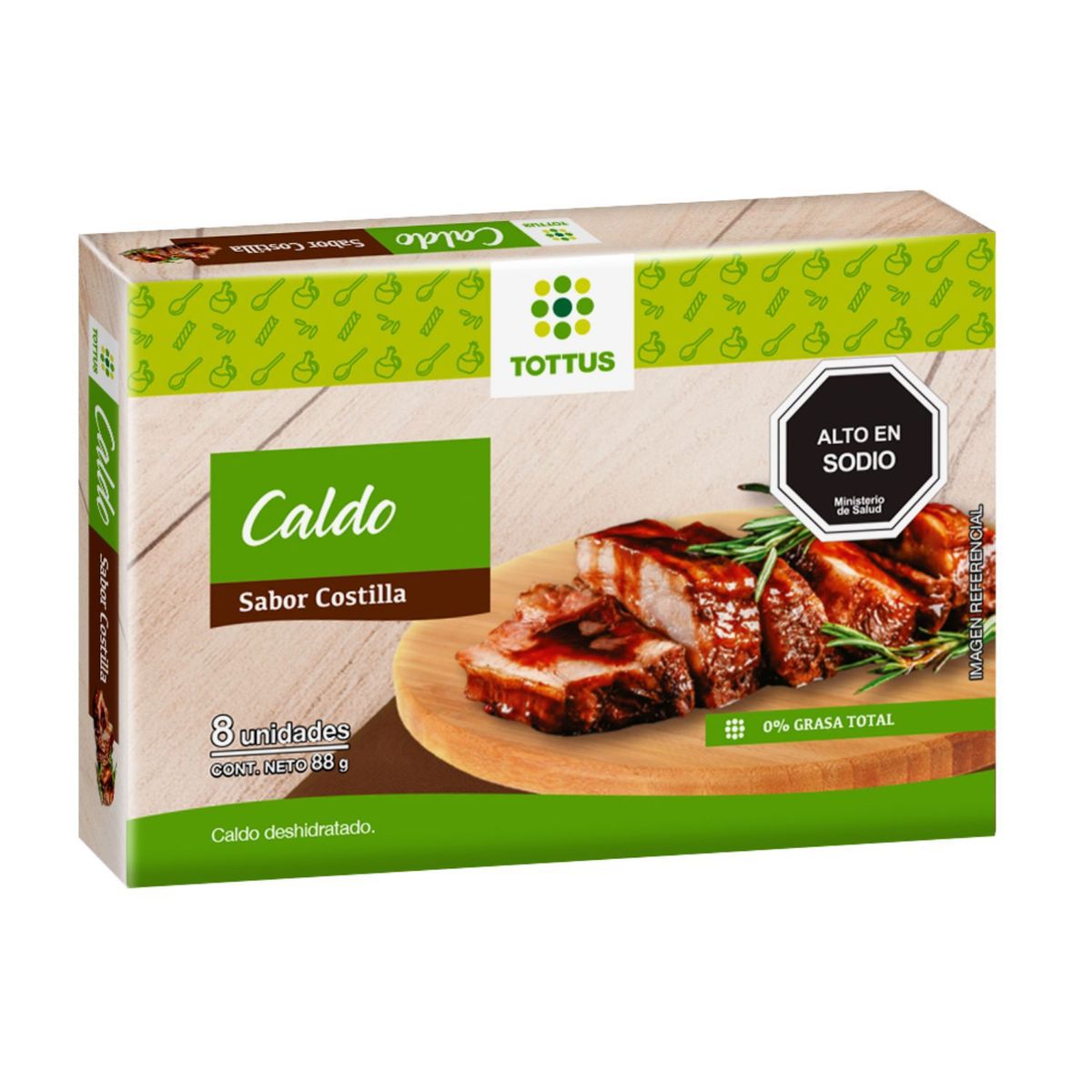 TOTTUS - Caldos Caluga Sabor Costilla