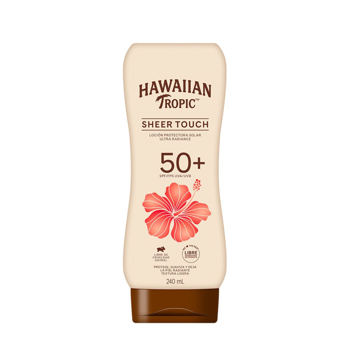 HAWAIIAN TROPIC - Protector Solar Sheer Touch FPS 50+ Hawaiian Tropic 240 ml