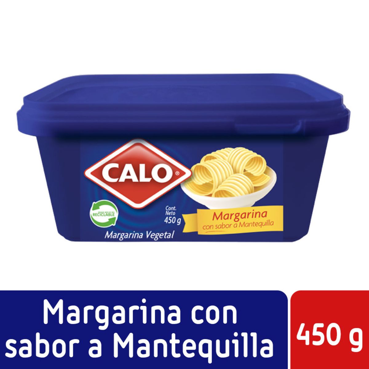 CALO - Margarina con Sabor Mantequilla Calo 450 g