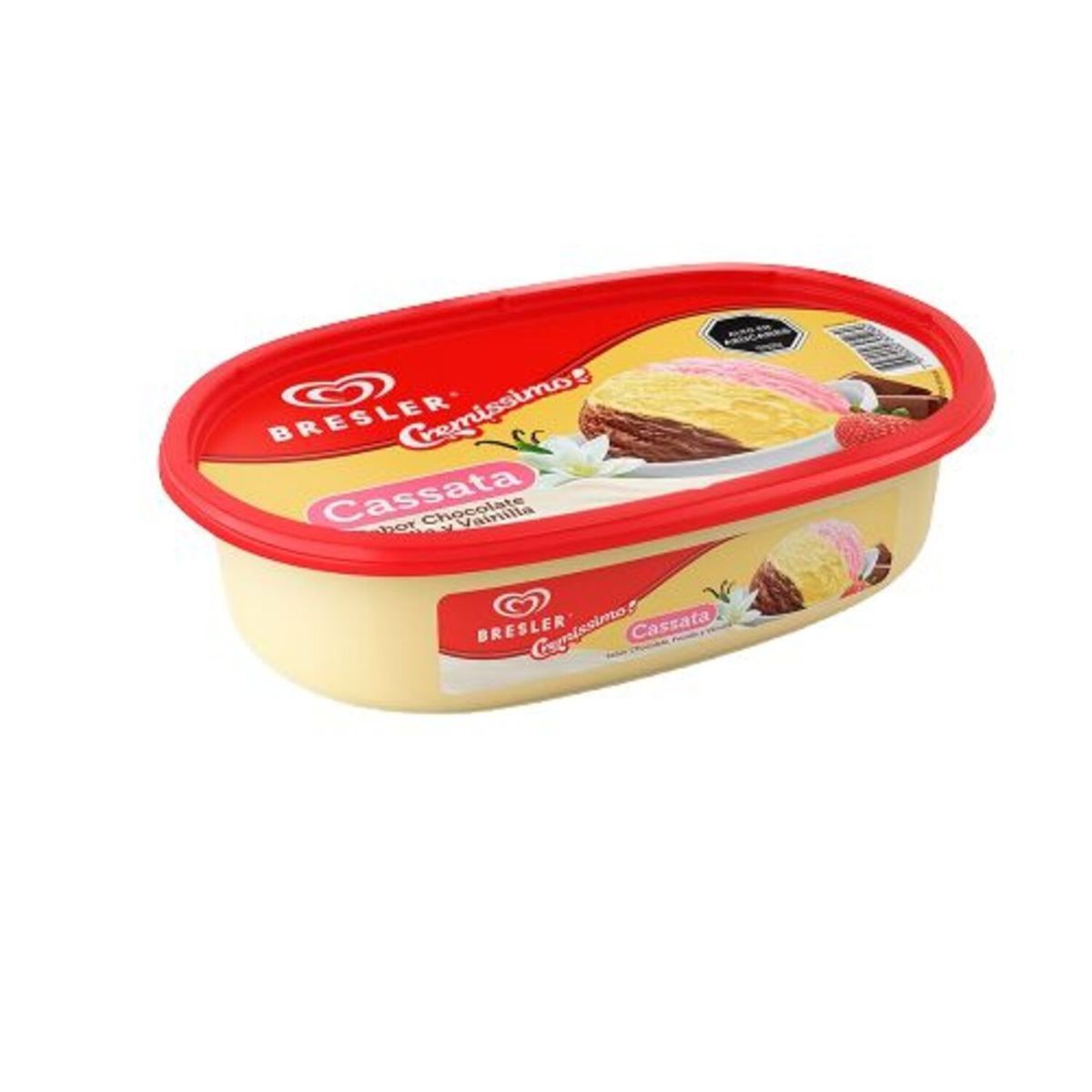 BRESLER - Helado de Leche Trisabor Cassata Bresler 1 L