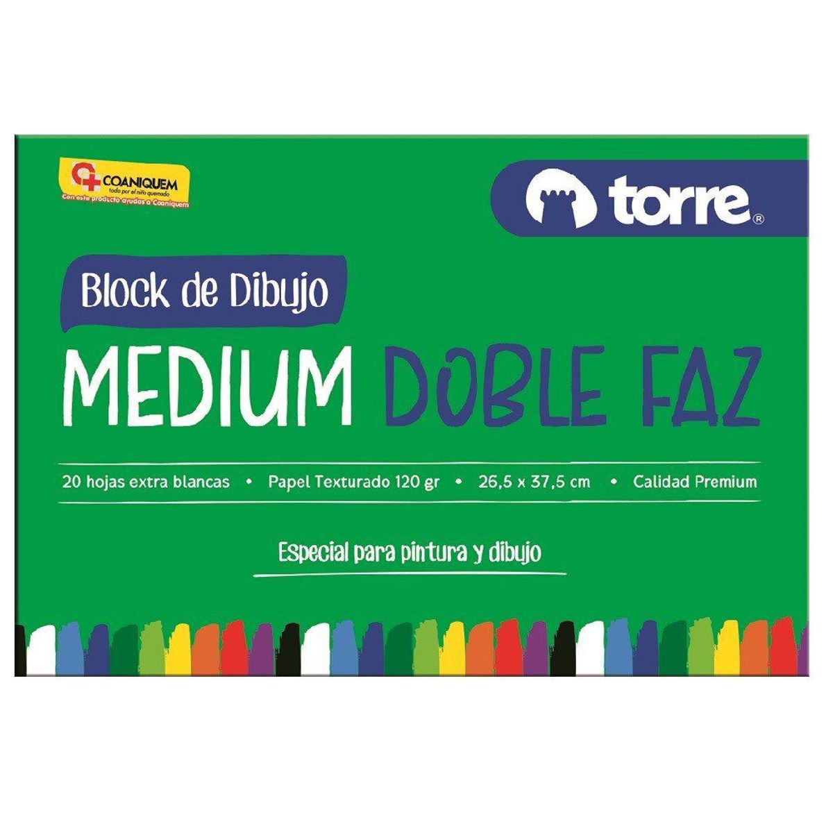 TORRE - Block Dibujo M-99 Doble Faz Imagia
