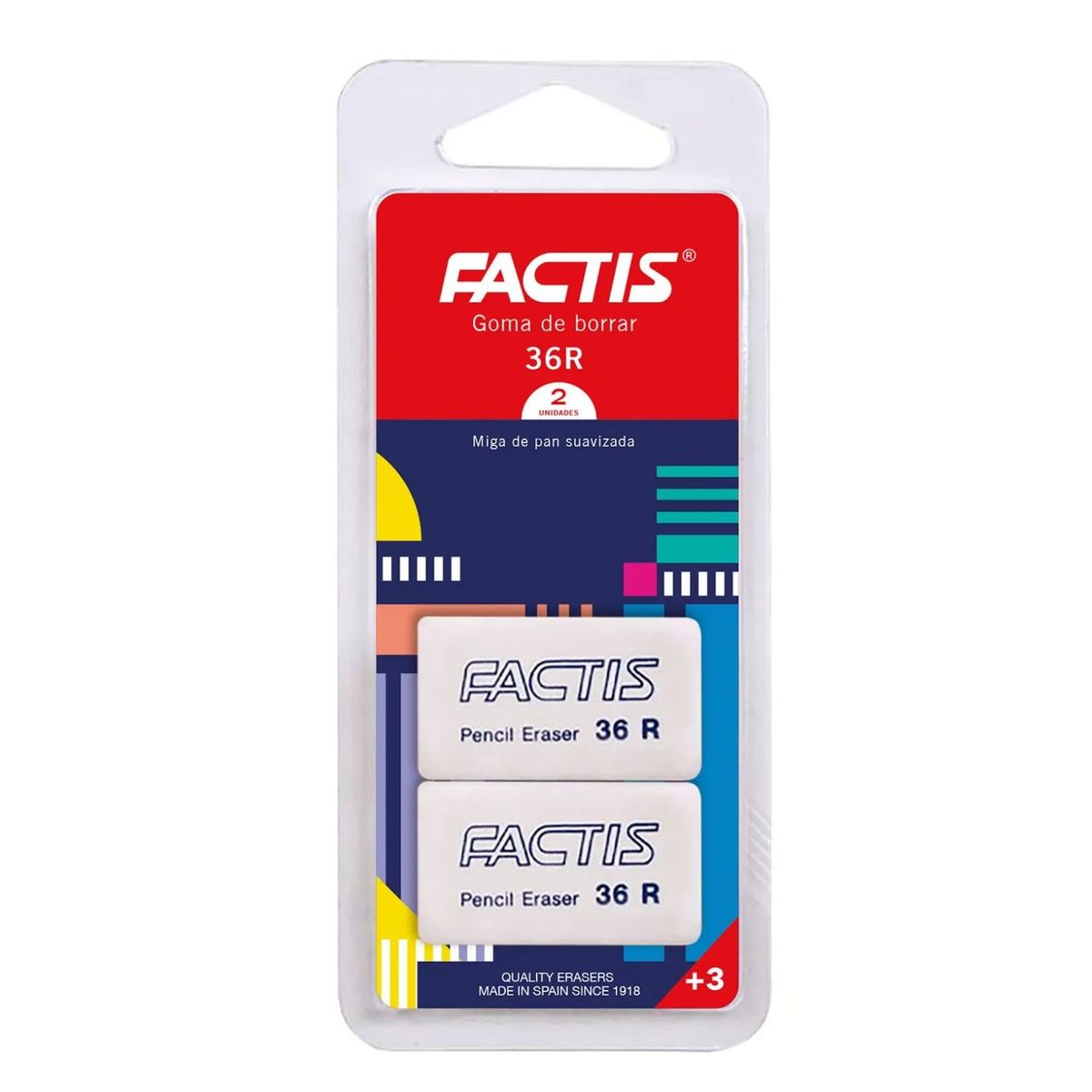FACTIS - 2 Gomas 36 R Miga de Pan 50