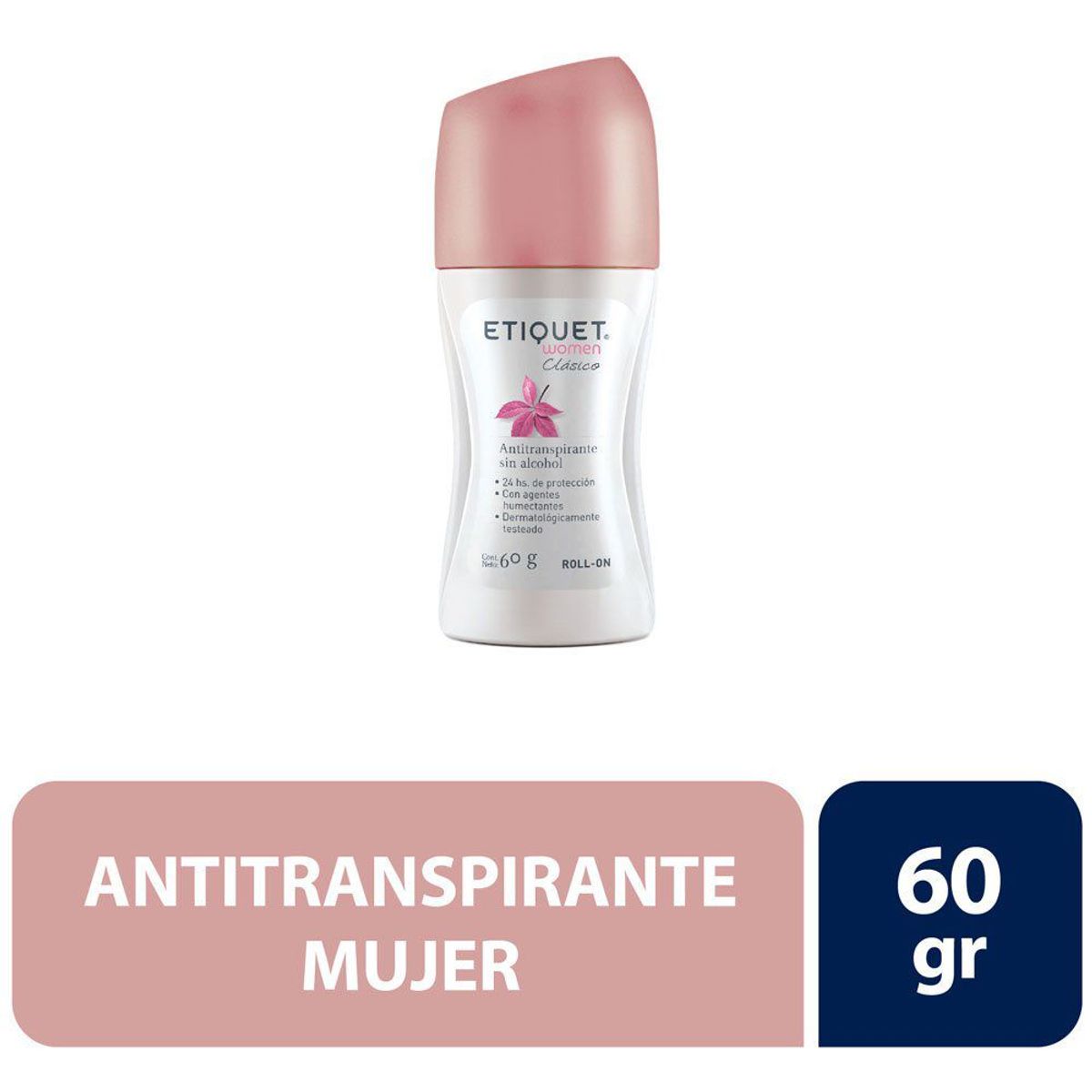 ETIQUET - Desodorante Roll On Etiquet Mujer Clásico 60 g