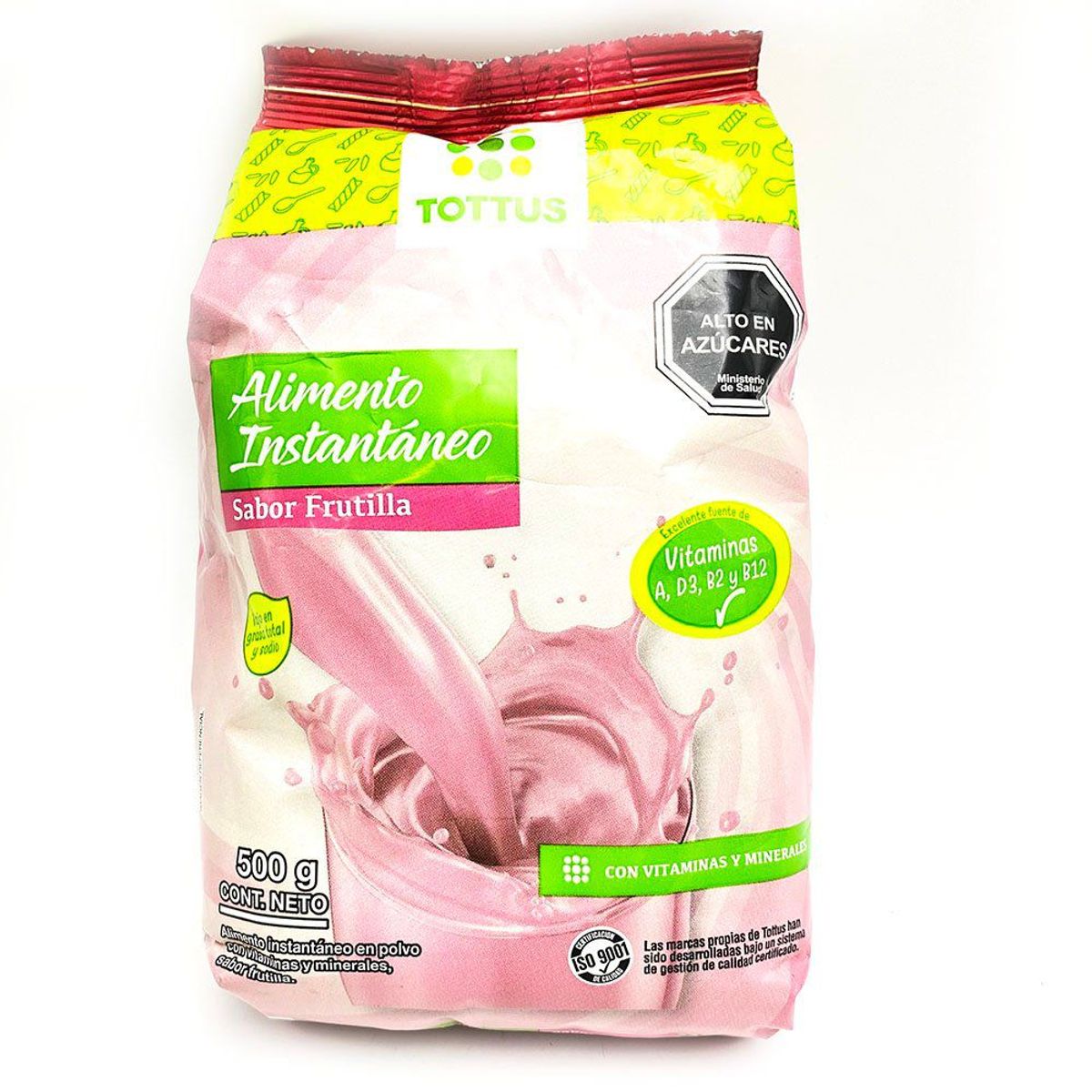 TOTTUS - Alim Instantáneo Sabor Frutilla