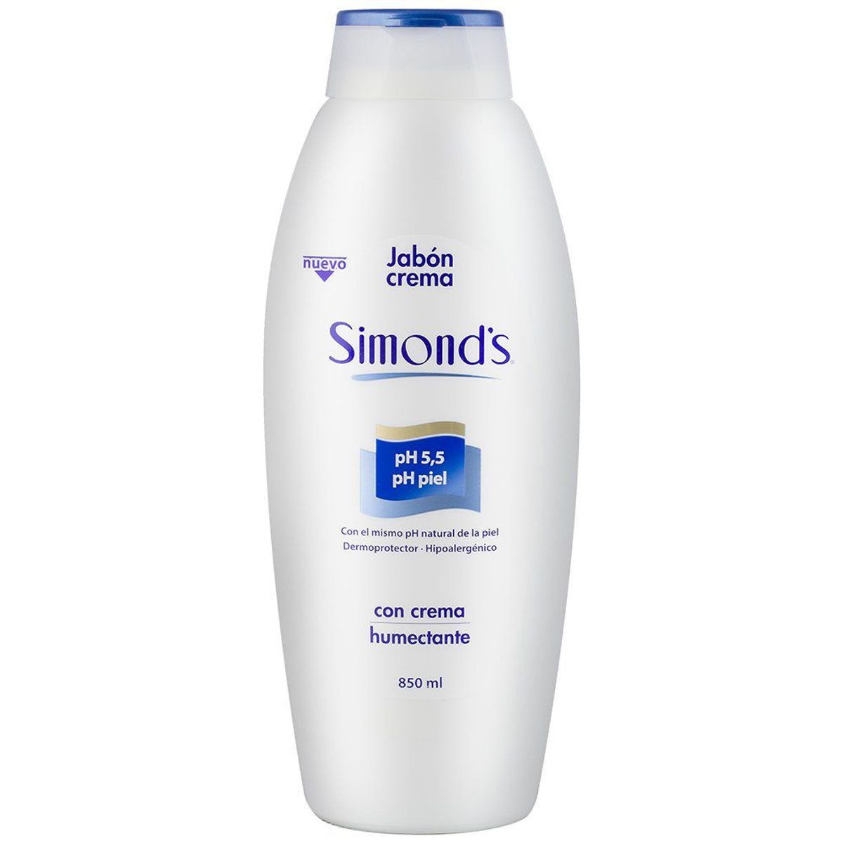 SIMONDS - Jabon Liquido en Crema Humectante Ph 5.5 Valvula Hipoal