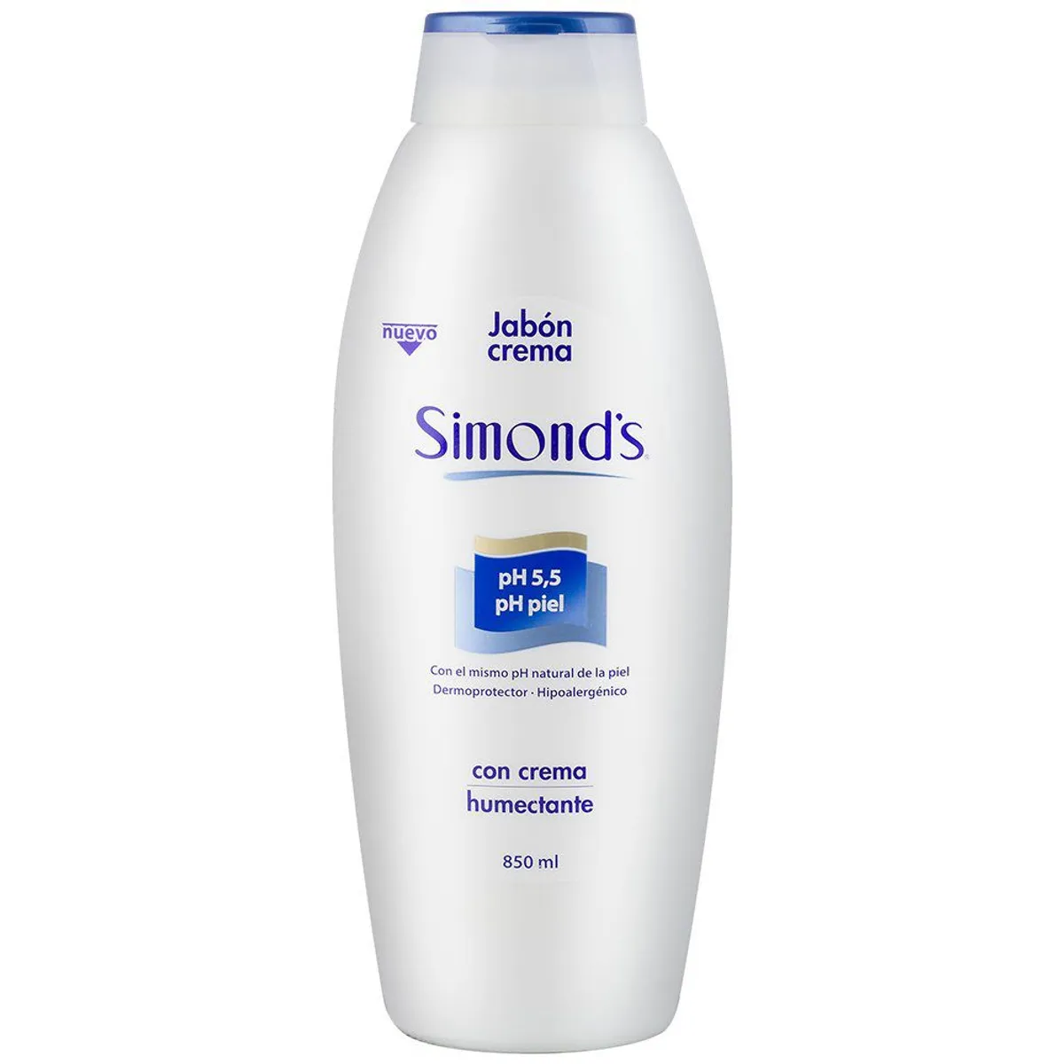 SIMONDS - Jabon Liquido en Crema Humectante Ph 5.5 Valvula Hipoal