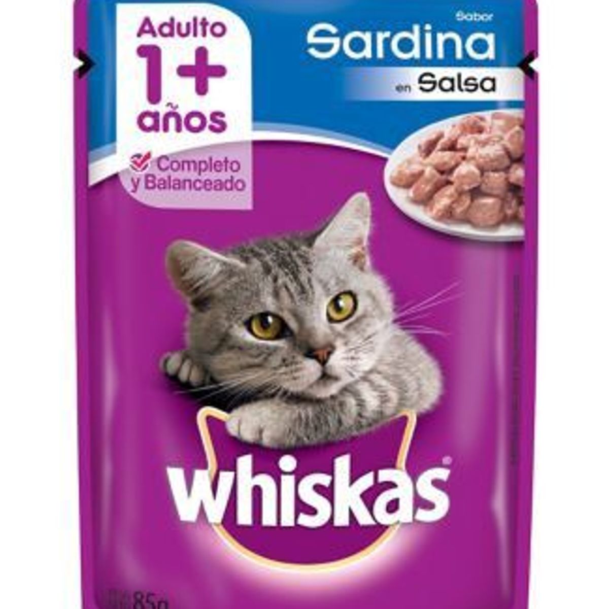 WHISKAS - Alimento Gato Pouch Sardinas
