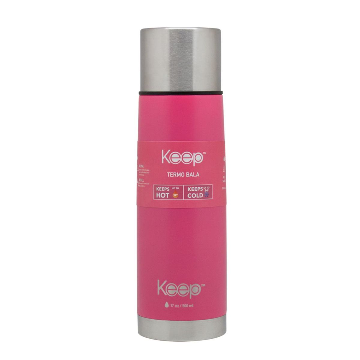 KEEP - TERMO BALA 500ML RUBBER