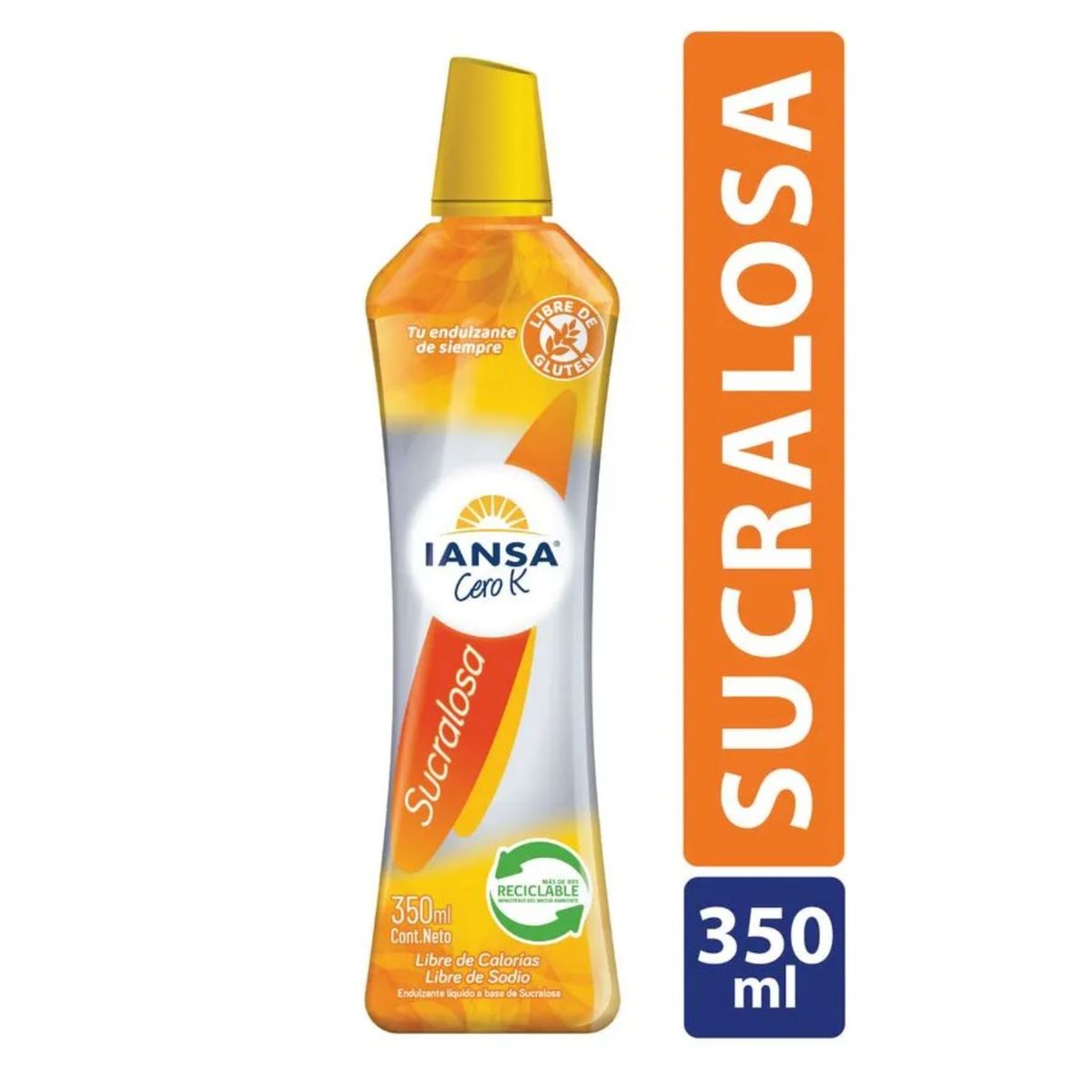 IANSA CERO K - Endulzante Líquido Sucralosa Iansa Cero K 350 ml