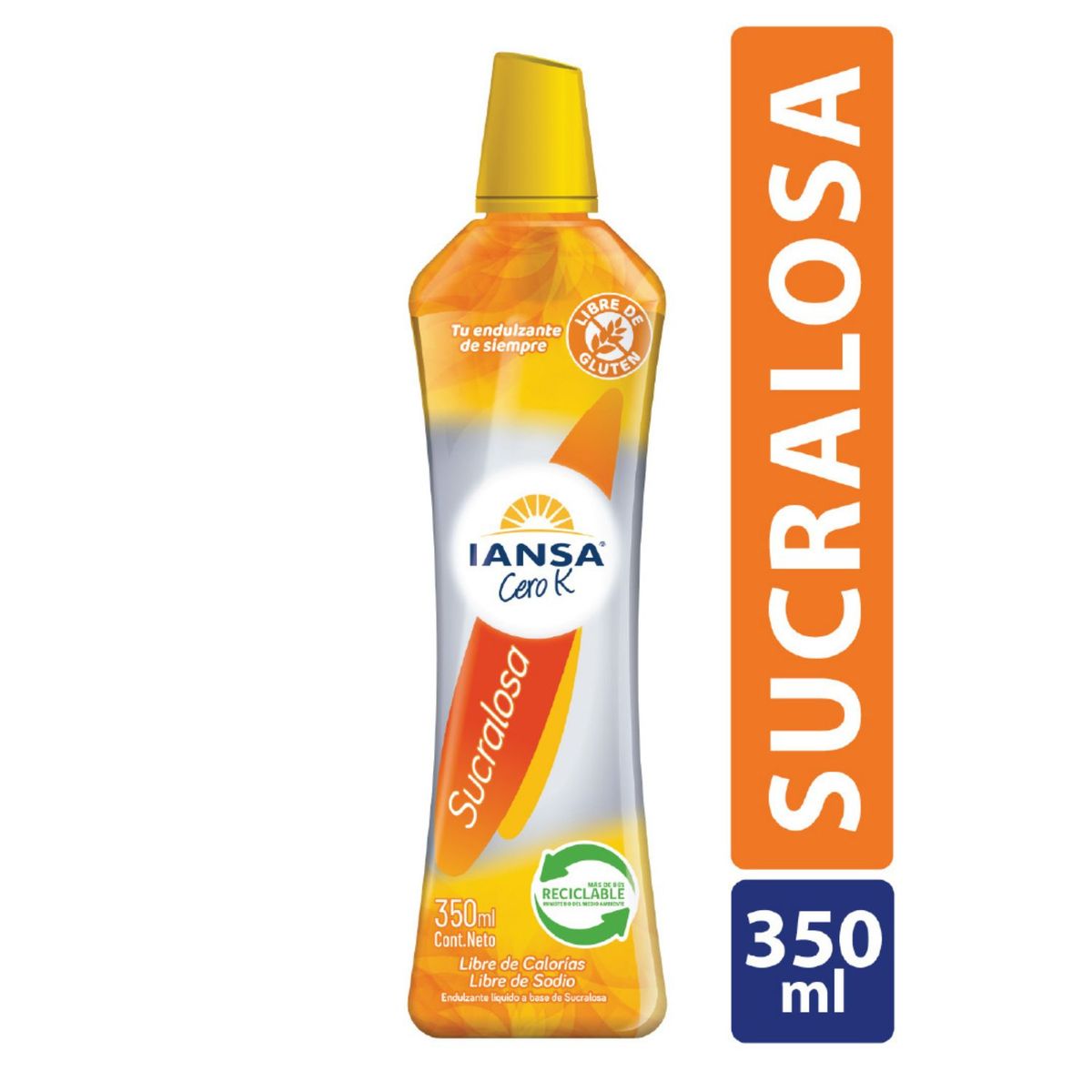 IANSA CERO K - Endulzante Líquido Sucralosa Iansa Cero K 350 ml