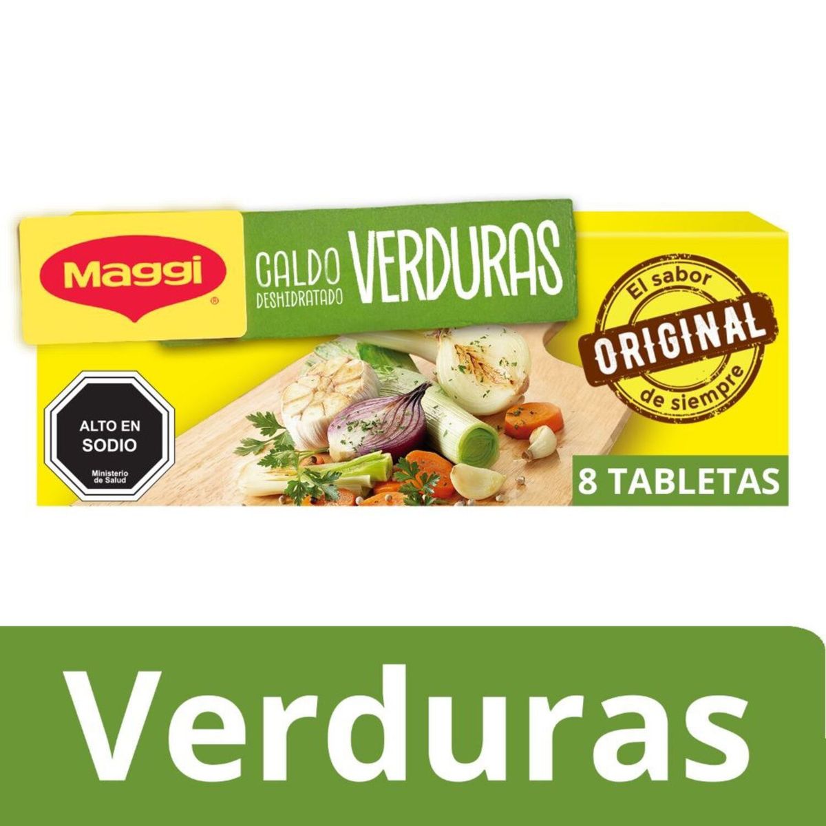 MAGGI - Caldo De Verduras 80G 8 Tabletas