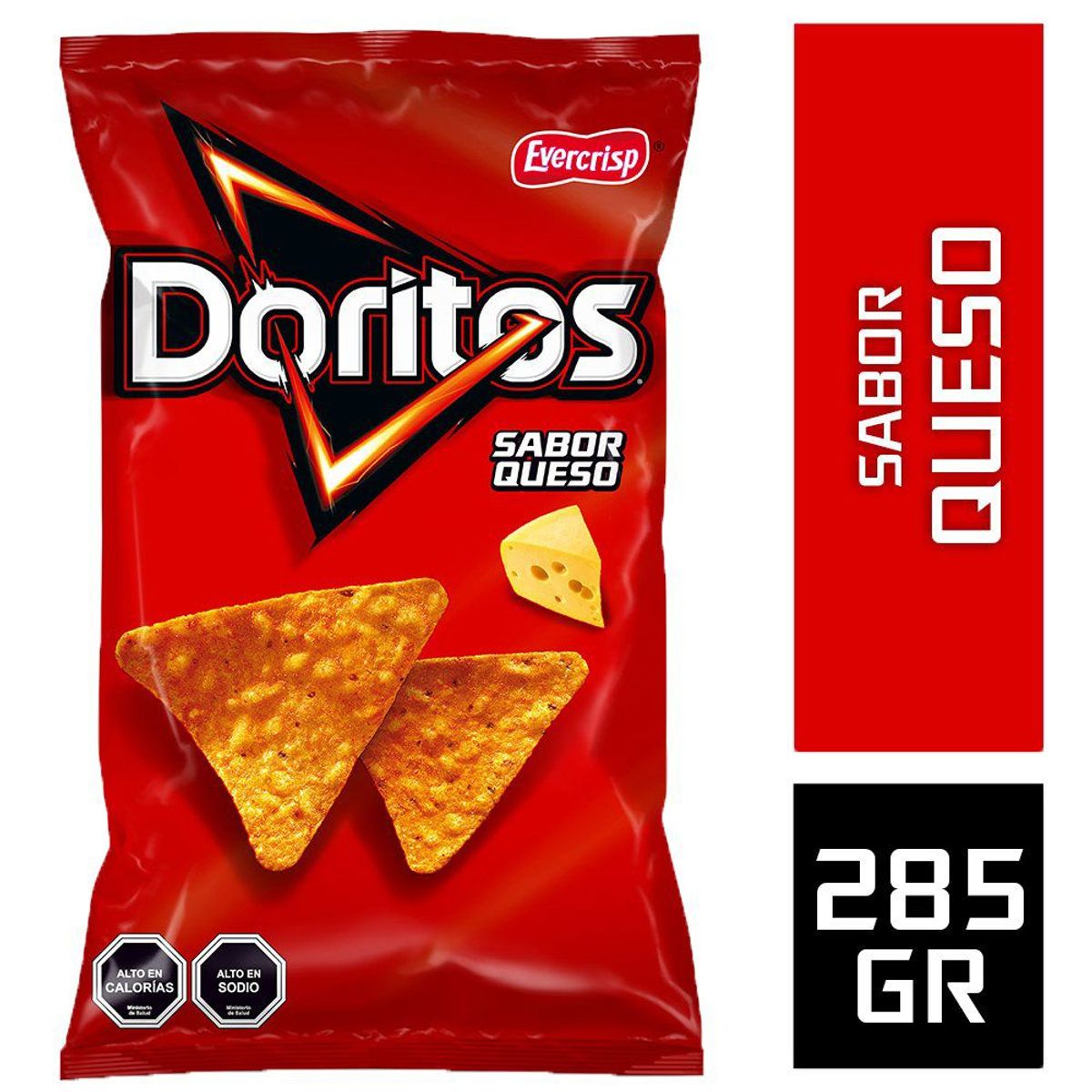 EVERCRISP - Doritos Sabor Queso 285 g