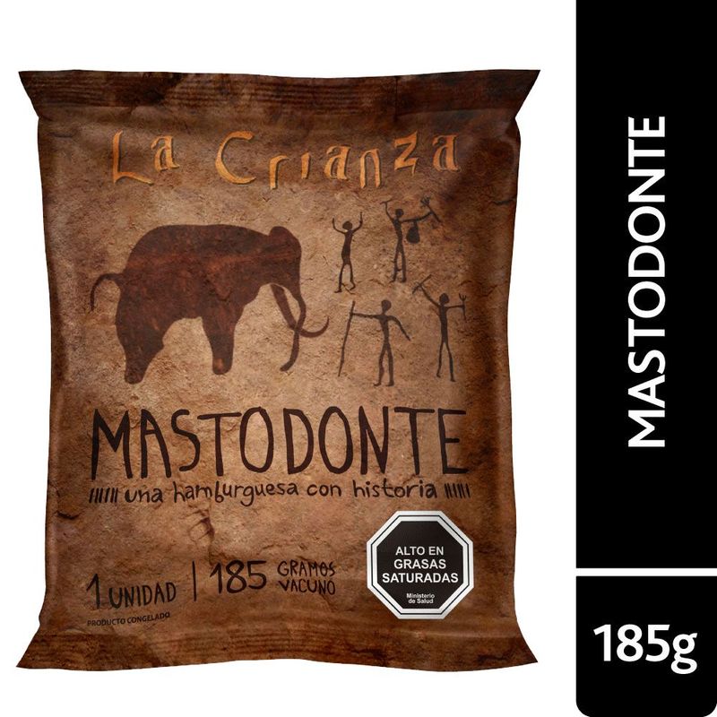 LA CRIANZA - Hamburguesa de Vacuno Mastodonte La Crianza 185 g