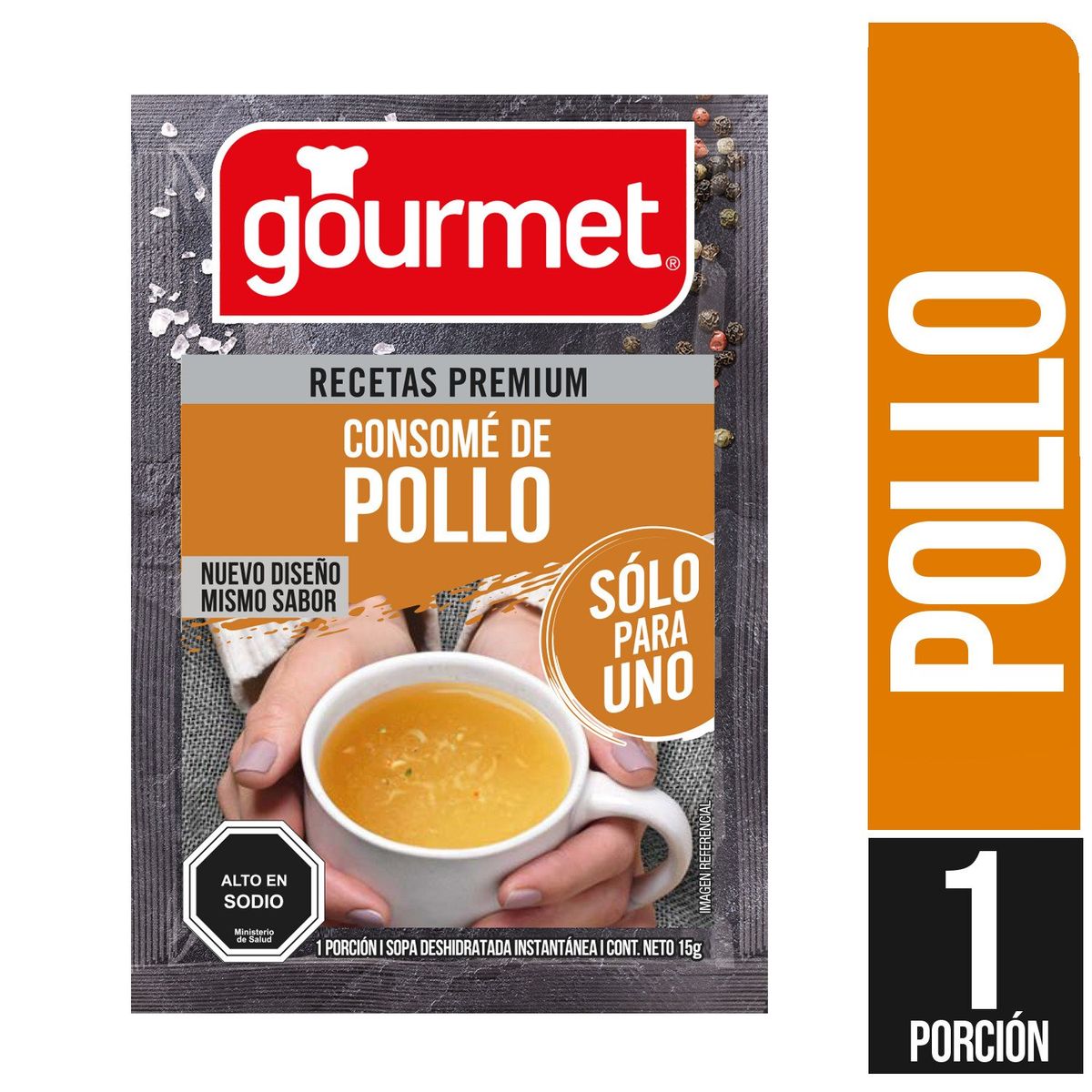GOURMET - Sopa Pollo Individual