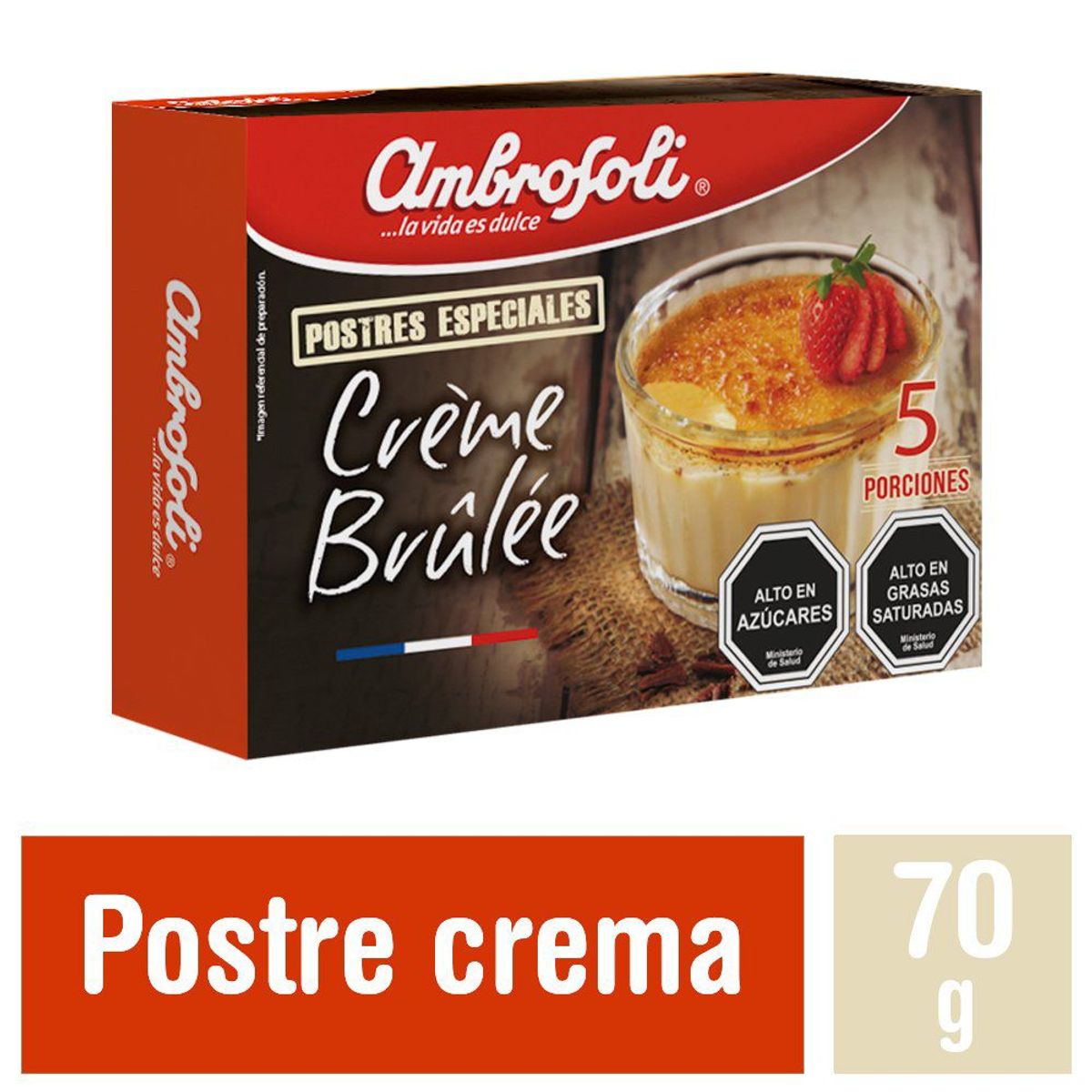 AMBROSOLI - Postre Due Creme Brulee