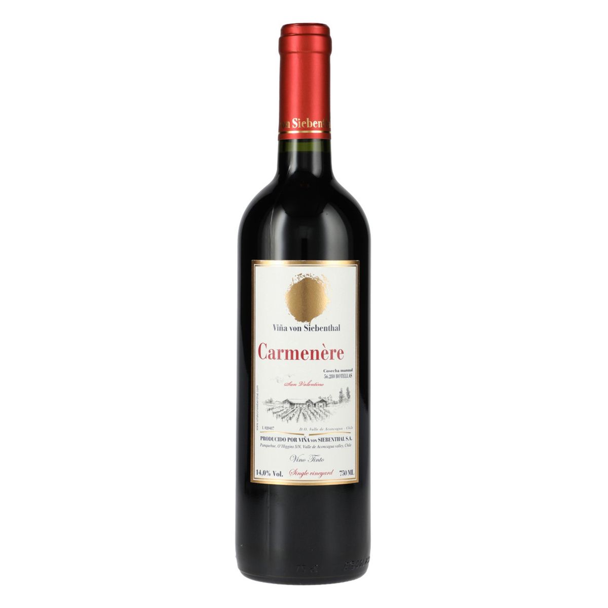VON SIEBENTHAL - Vino Tinto Gran Reserva Carmenere