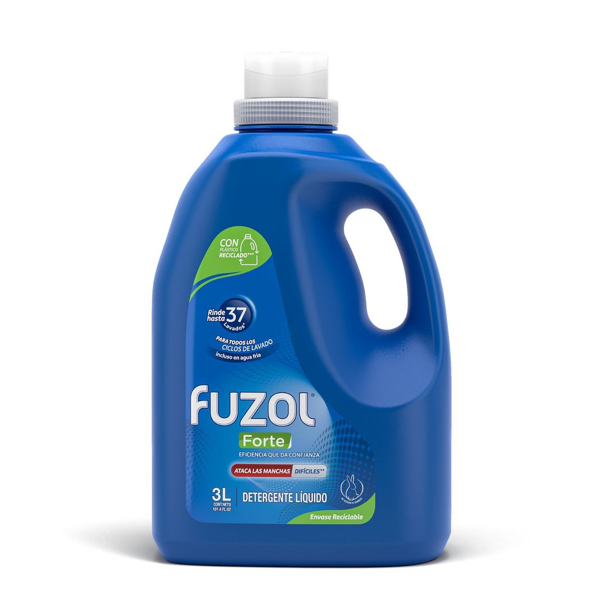 FUZOL - Detergente Líquido Botella Forte Fuzol 3 lt