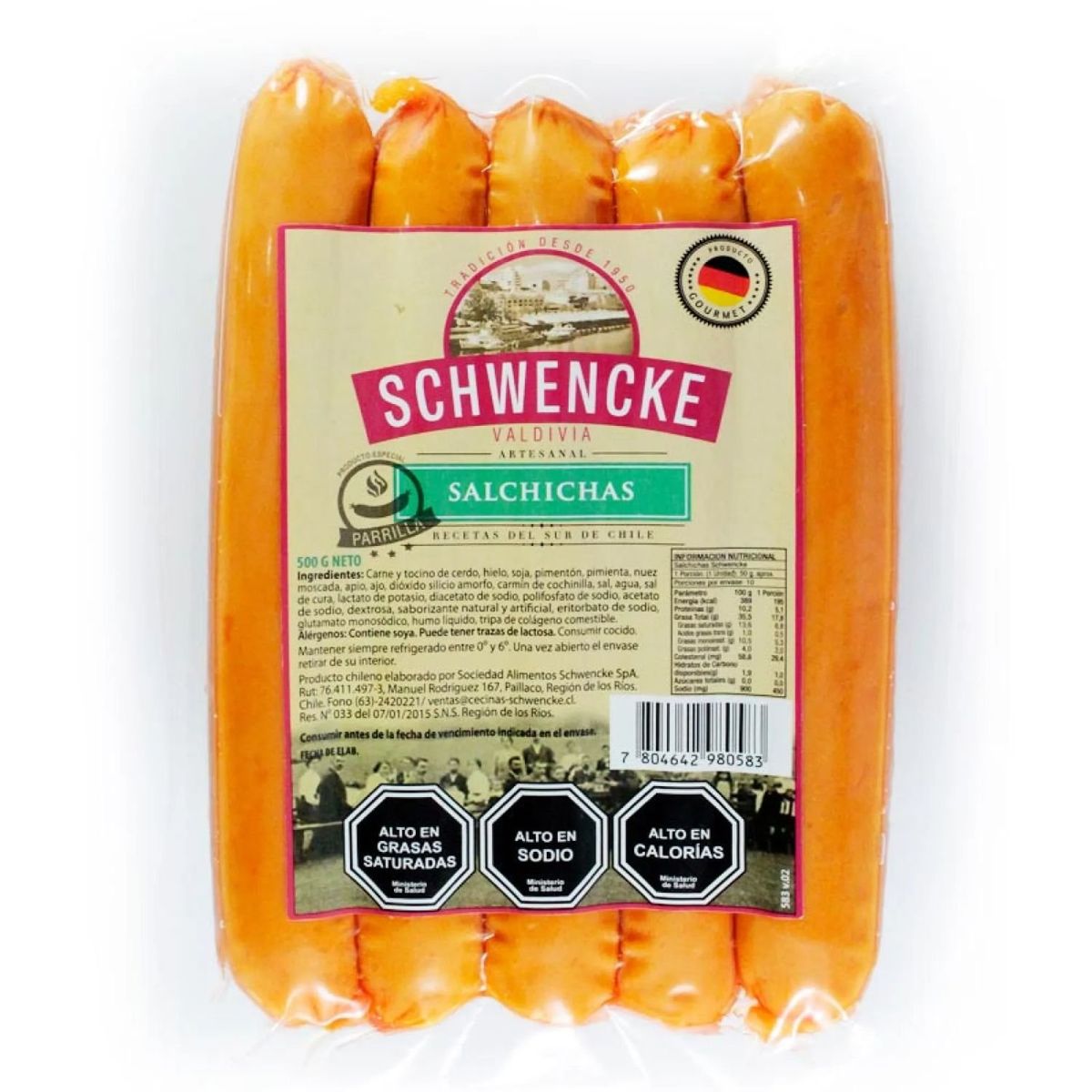 SCHWENCKE - Salchichas Schwencke 10 Un