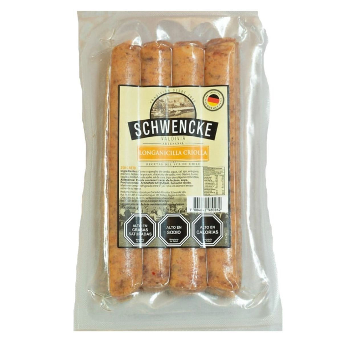 SCHWENCKE - Longanicilla Criolla Schwencke 250 g