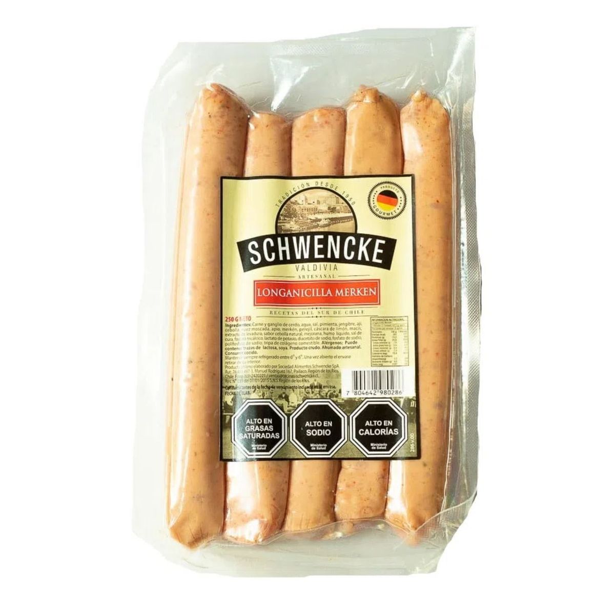 SCHWENCKE - Longanicilla al Merkén Schwencke 250 g