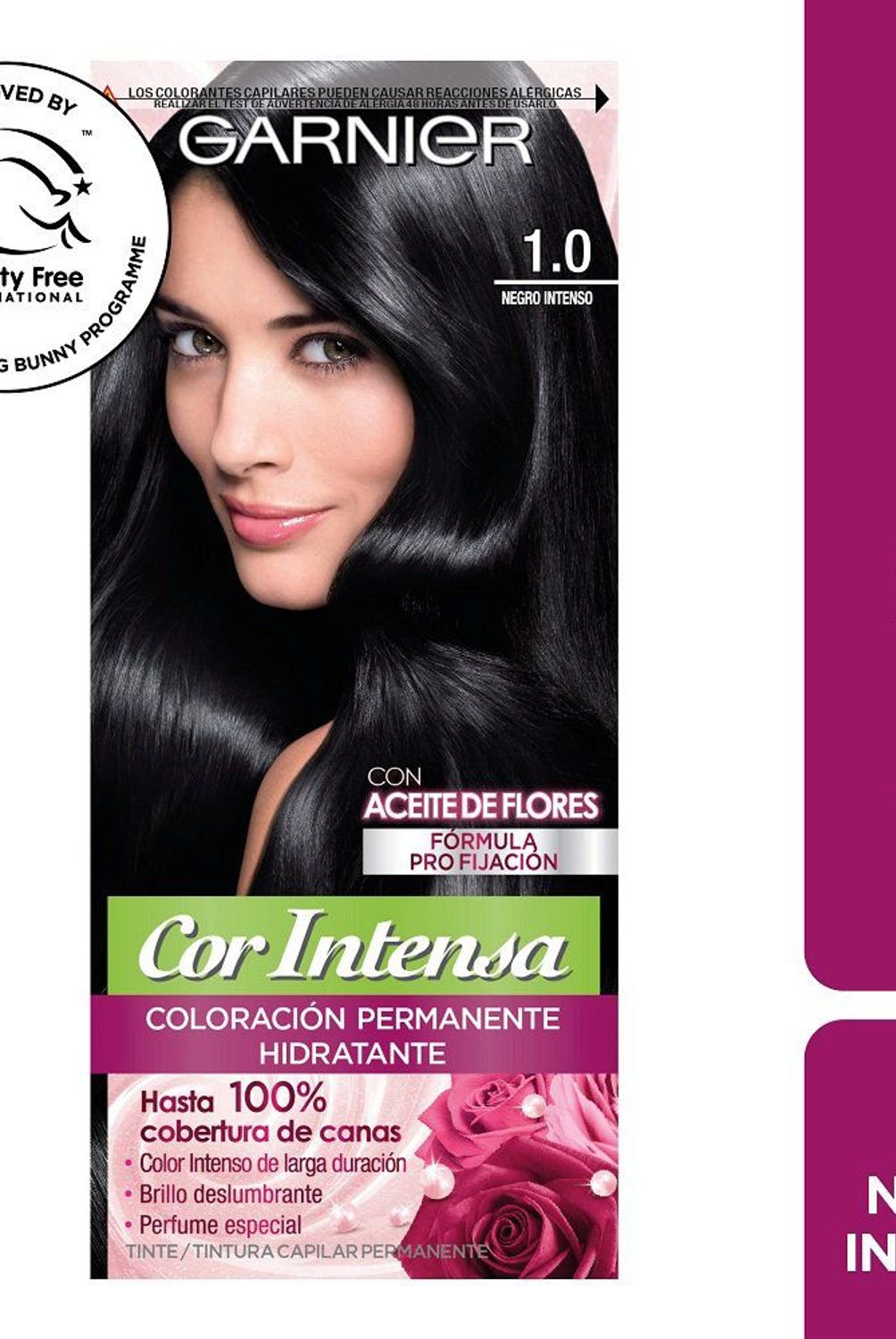 COR INTENSA - Tintura Tono 1.0 Negro Intenso