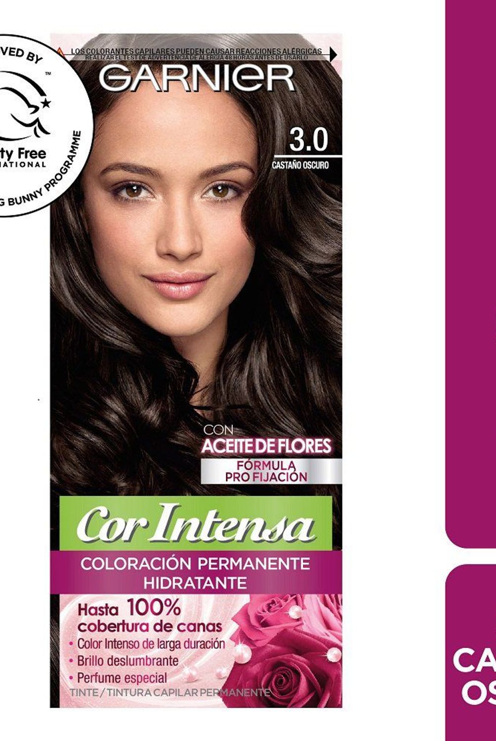 COR INTENSA - Tintura Tono 3.0 Castaño Oscuro